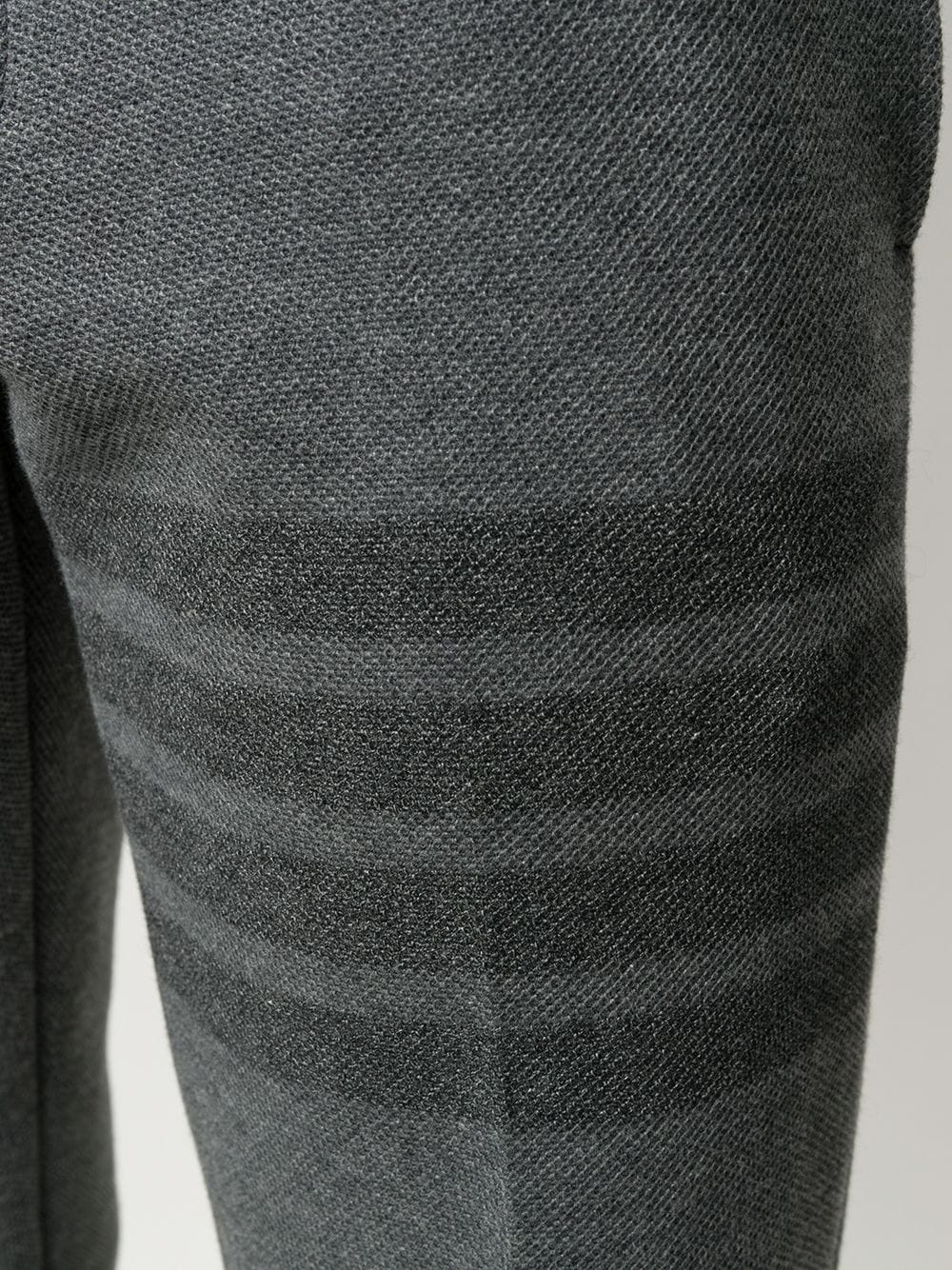 slim-fit tonal 4-Bar trousers - 5