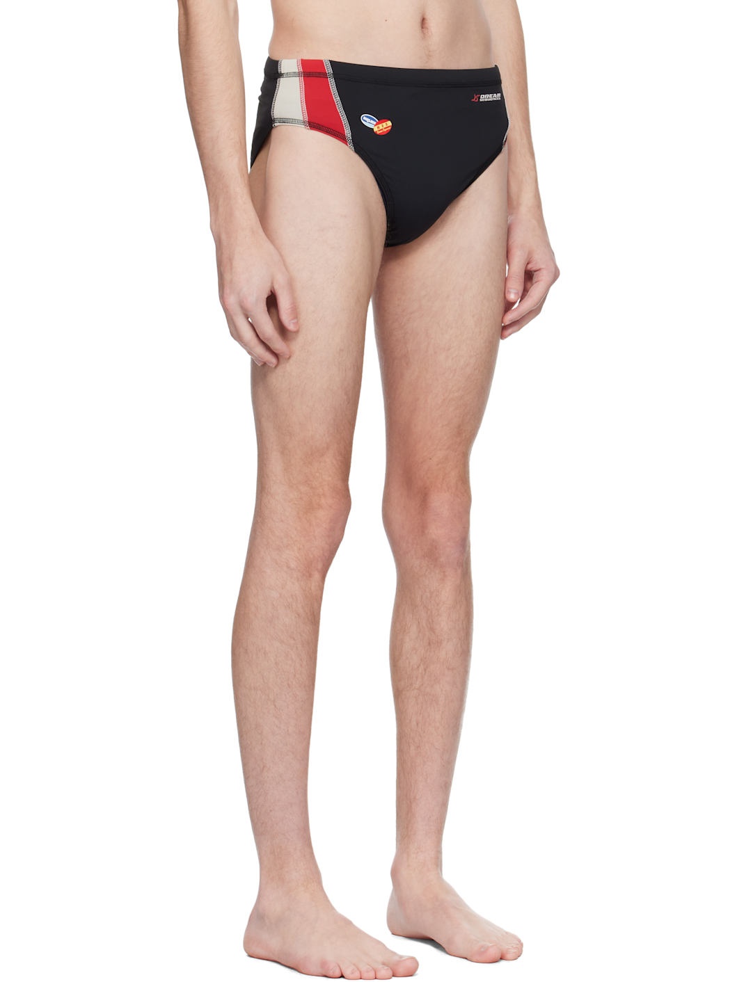 Black Bonded Hope Swim Briefs - 2
