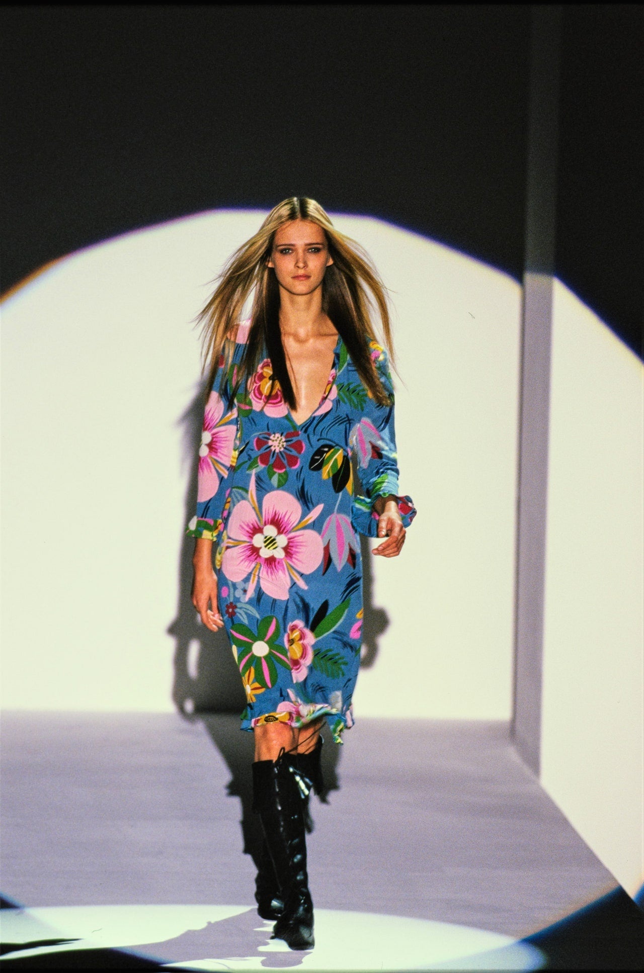 Gucci Spring 1999 Tom Ford White Floral Shirt S - 2