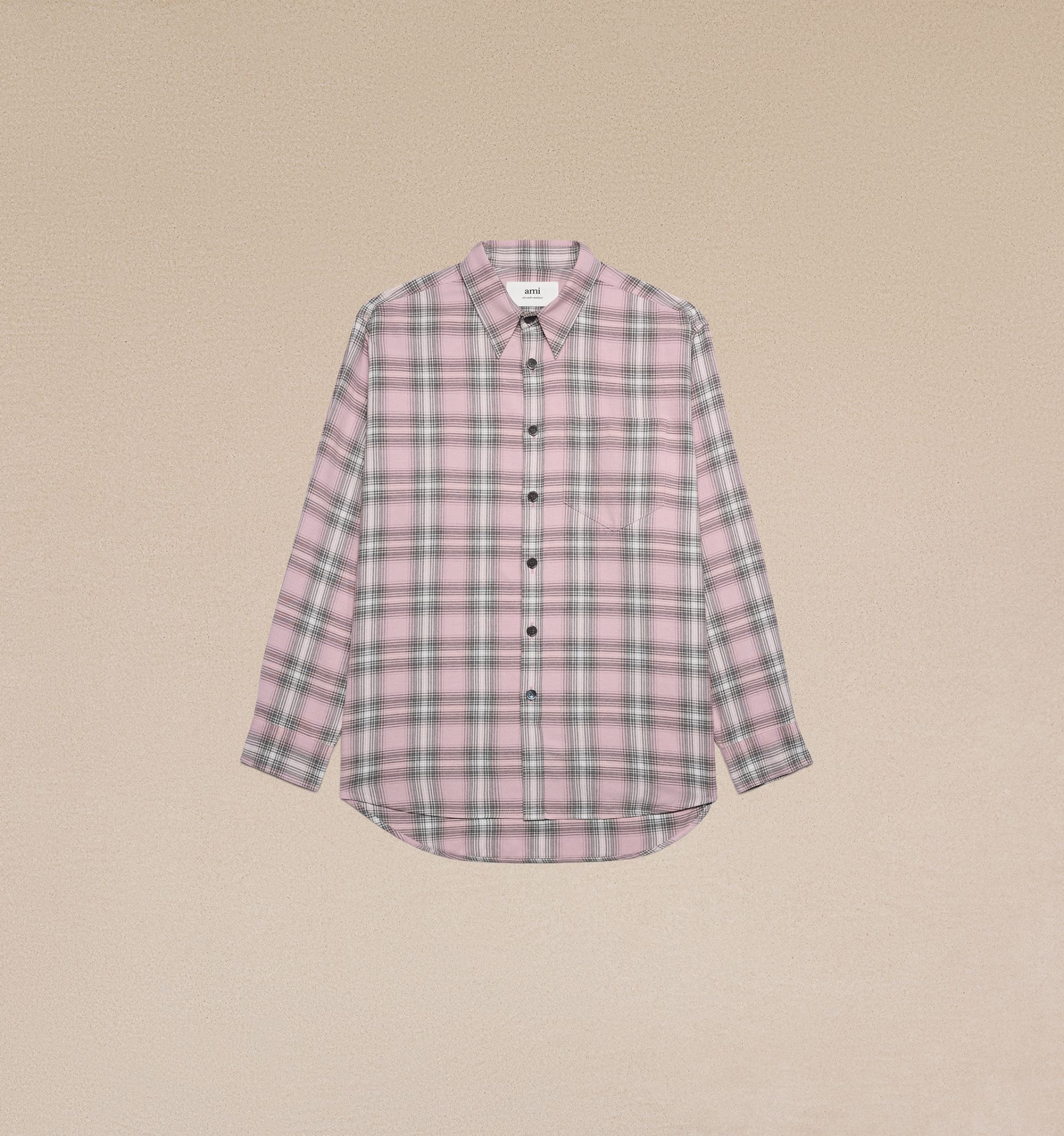 Oversize Overshirt With Patch Pocket - 6