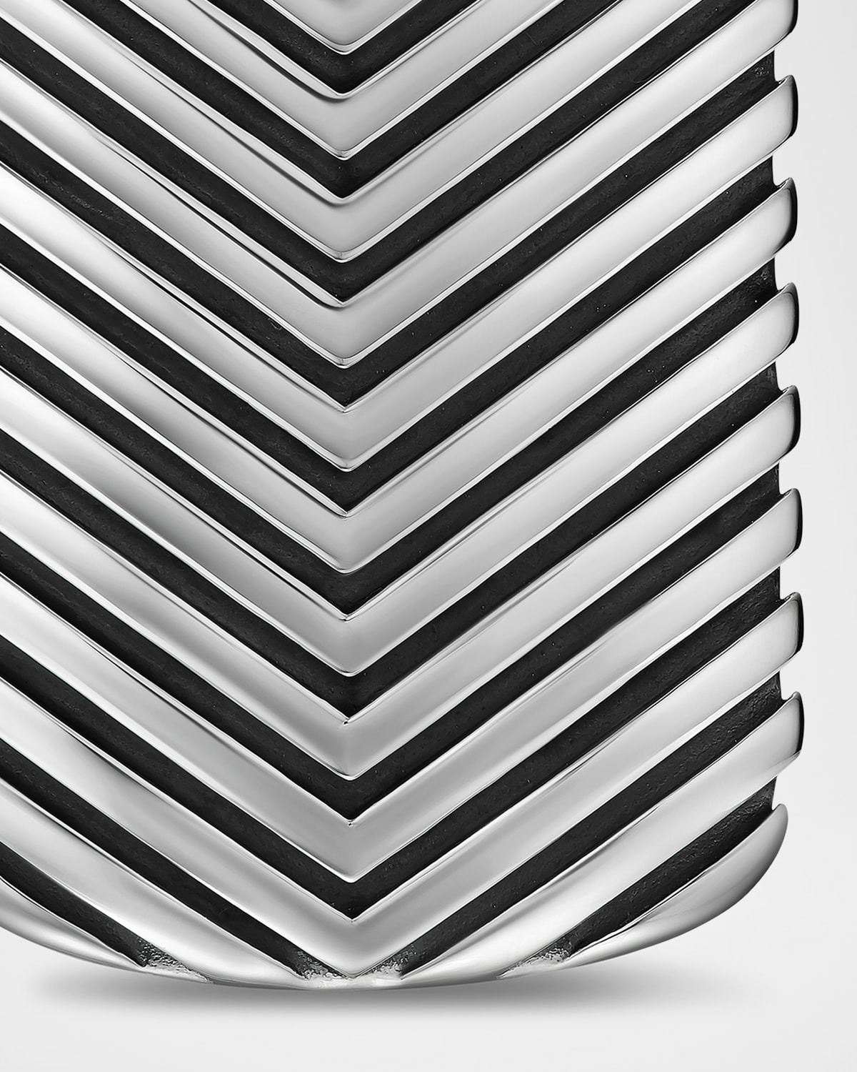 Men's Chevron Tag Enhancer in Silver, 34mm - 5