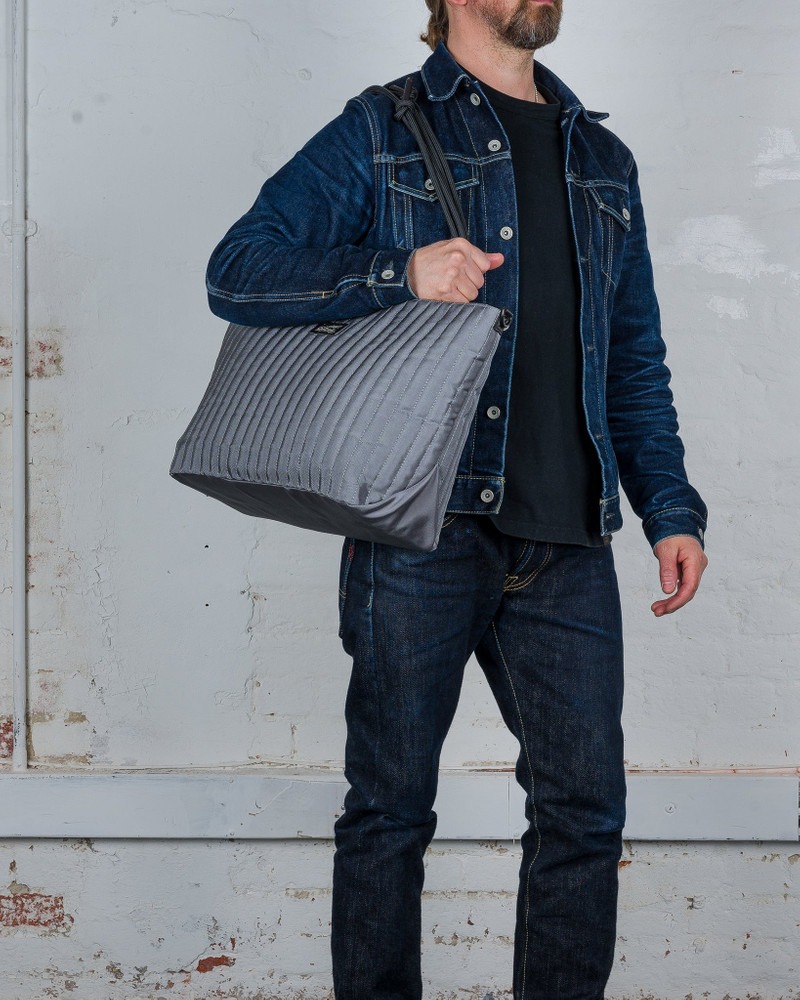 Iron Heart OGL-ORI-MILLIE-CARALL-SIL OGL Originale Tech Material Millie Carry-All Tote Bag - Silver outlook