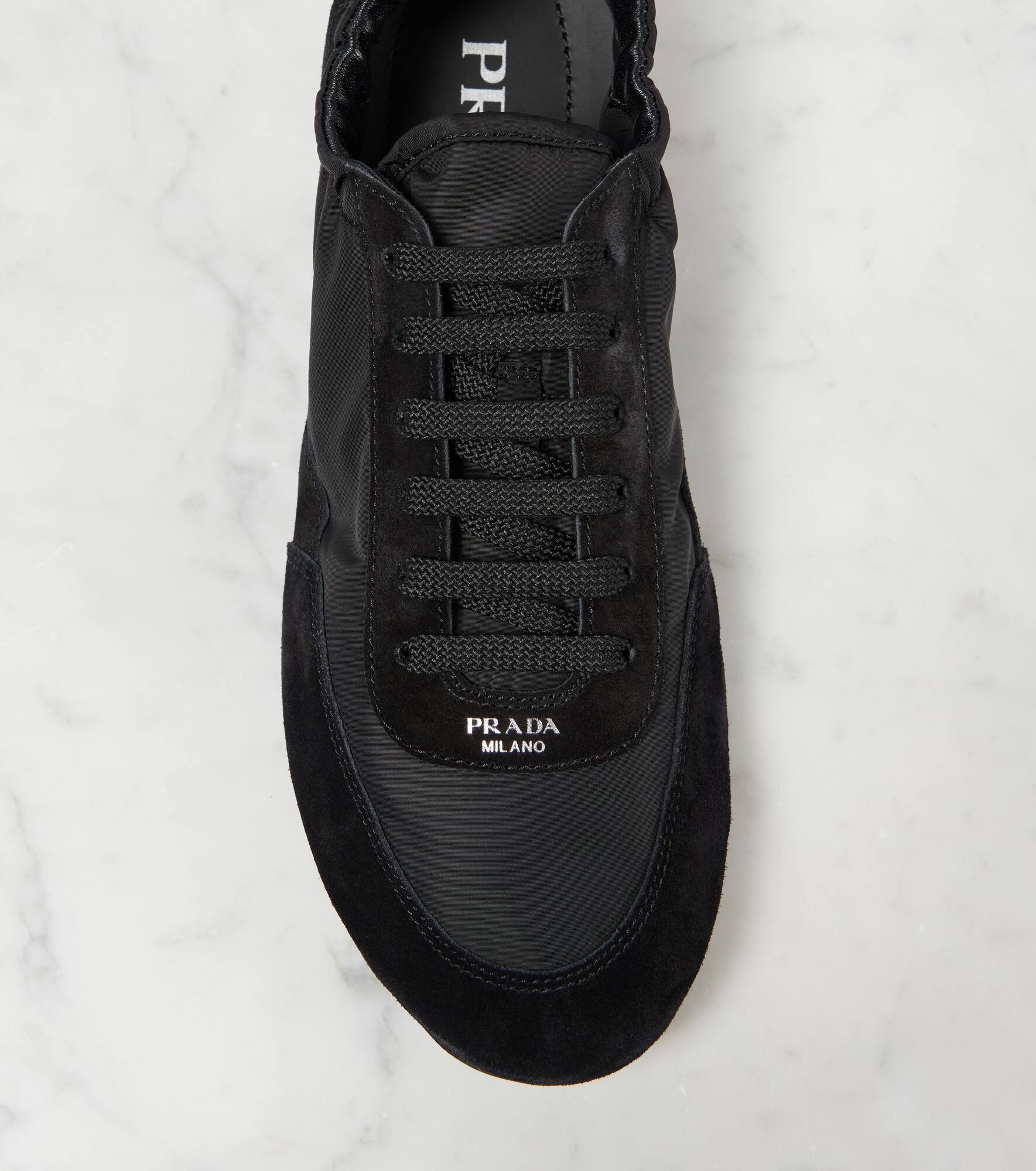 Collapse Re-Nylon suede-trimmed sneakers - 5