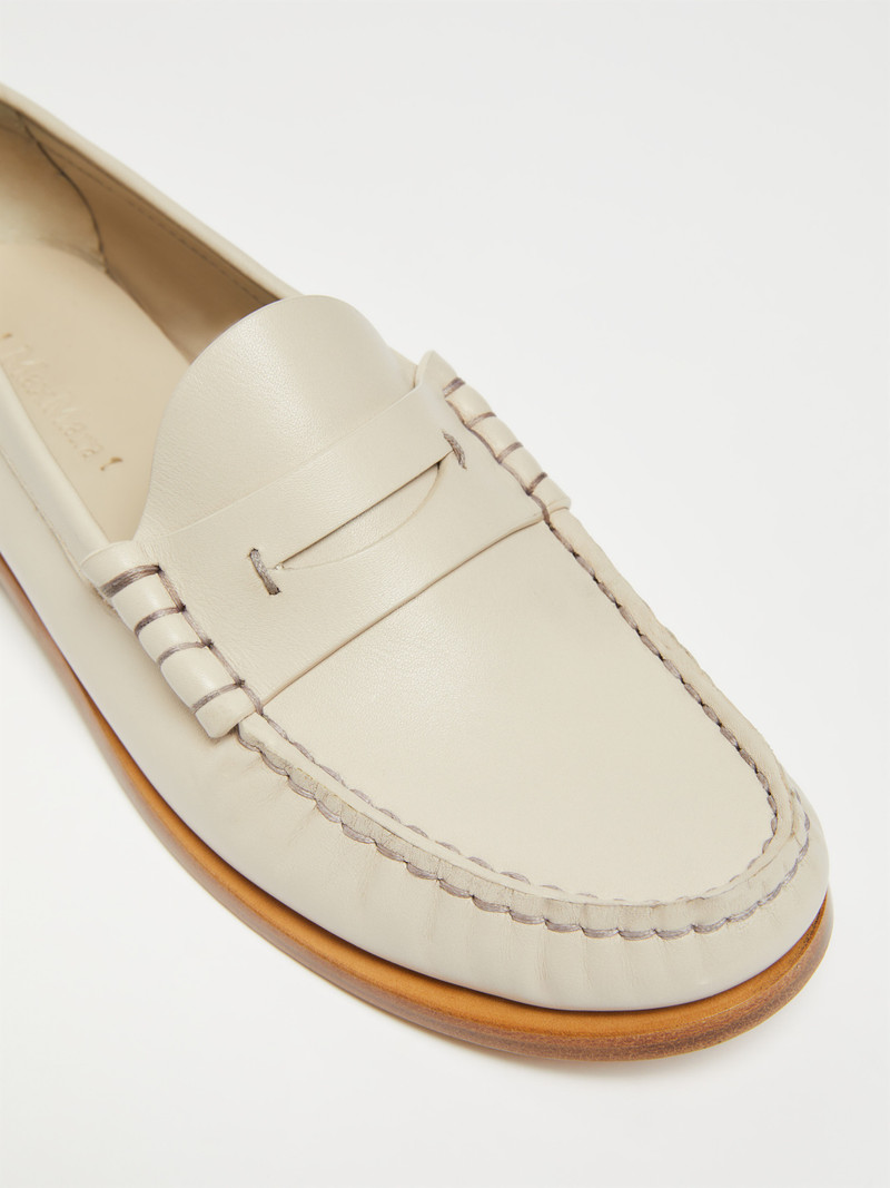 BOYMOC Natural leather moccasins 4
