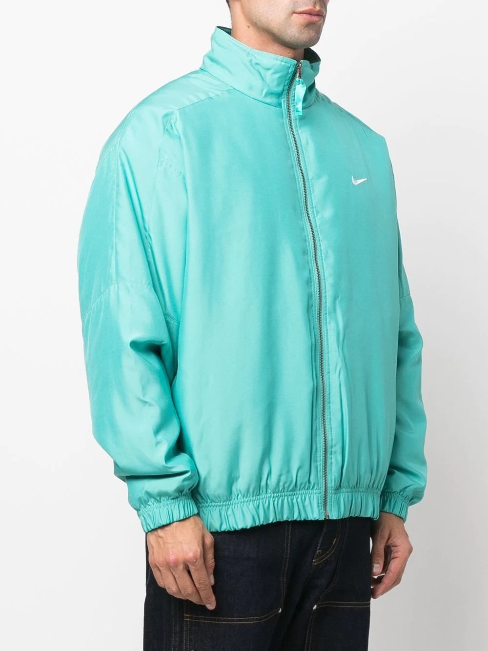 Swoosh-print bomber jacket - 4