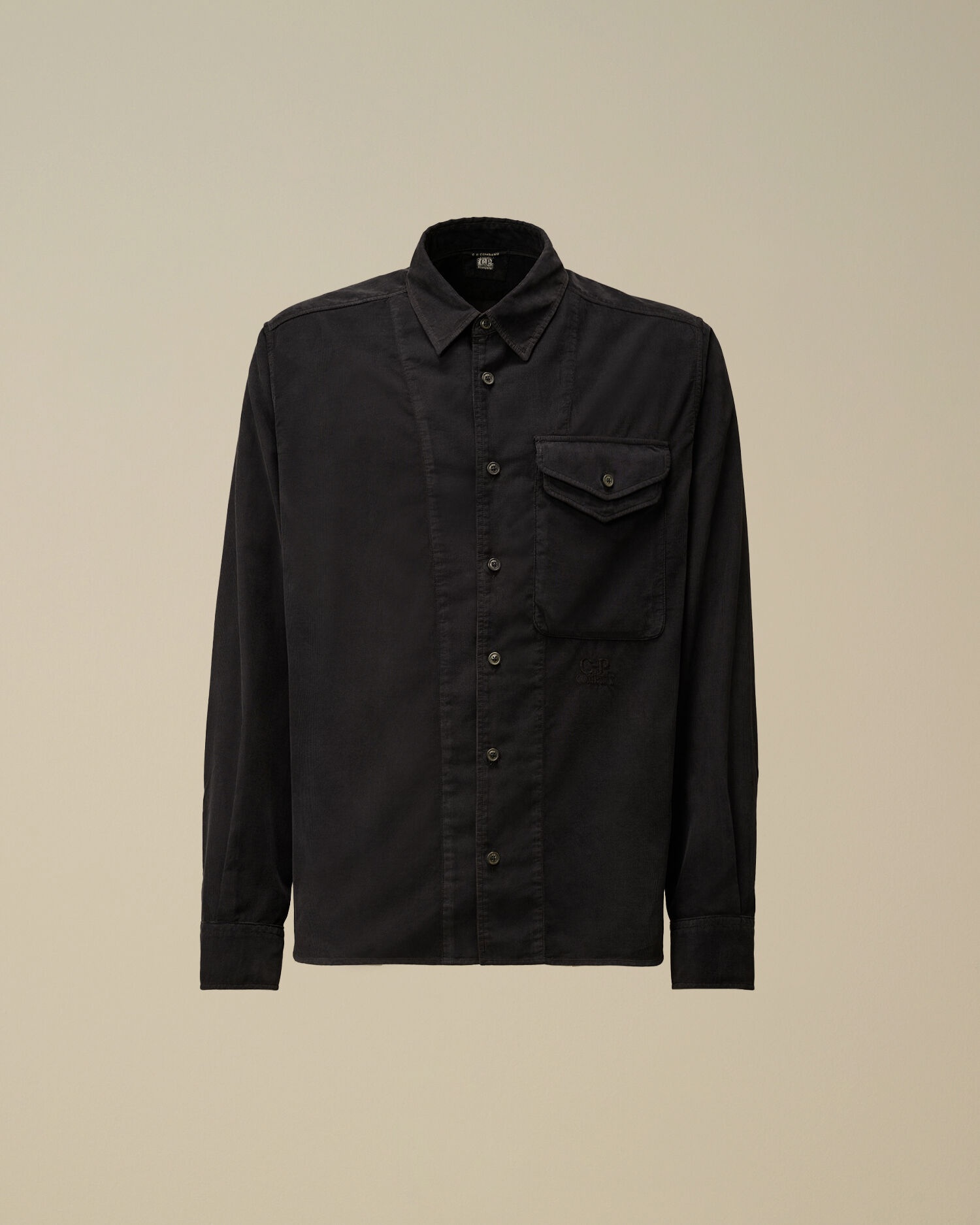 Corduroy Single Pocket Shirt - 1