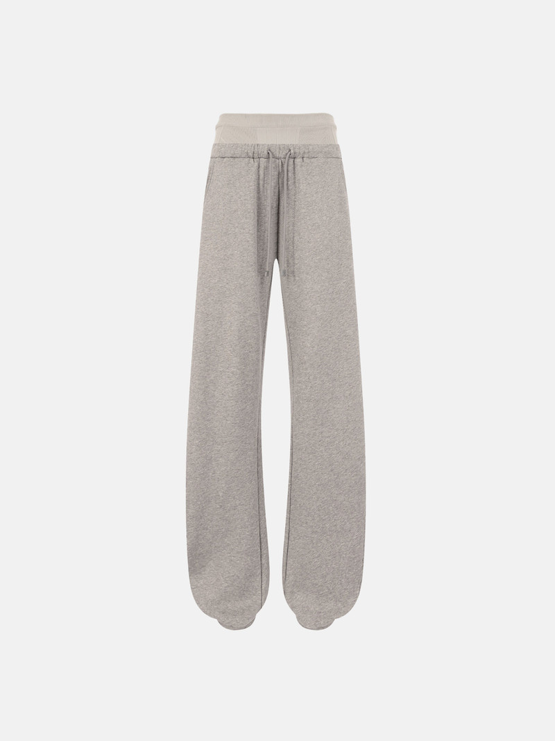 MELANGE GREY LONG PANT 1