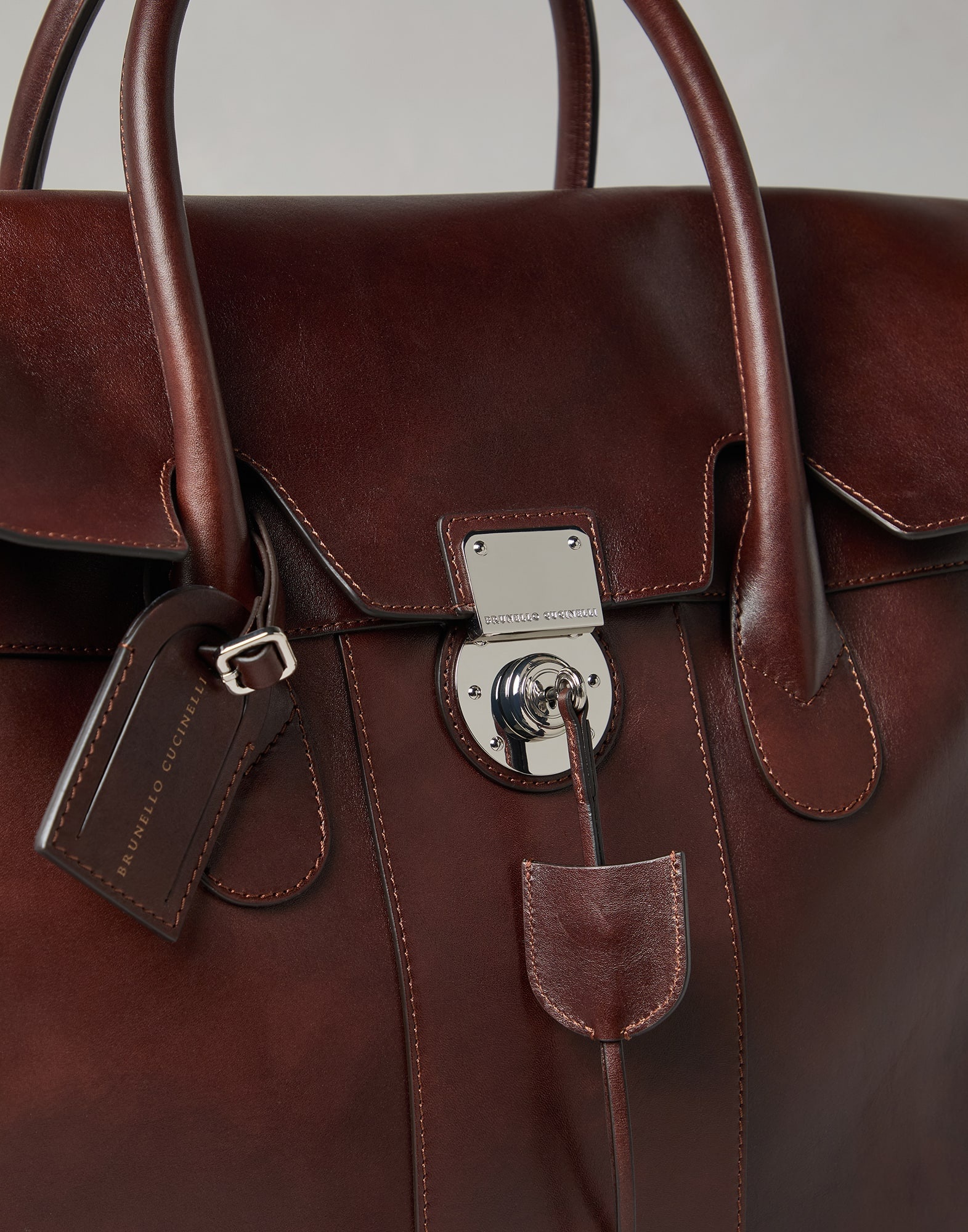 Brunello Cucinelli Calfskin casual bag | REVERSIBLE