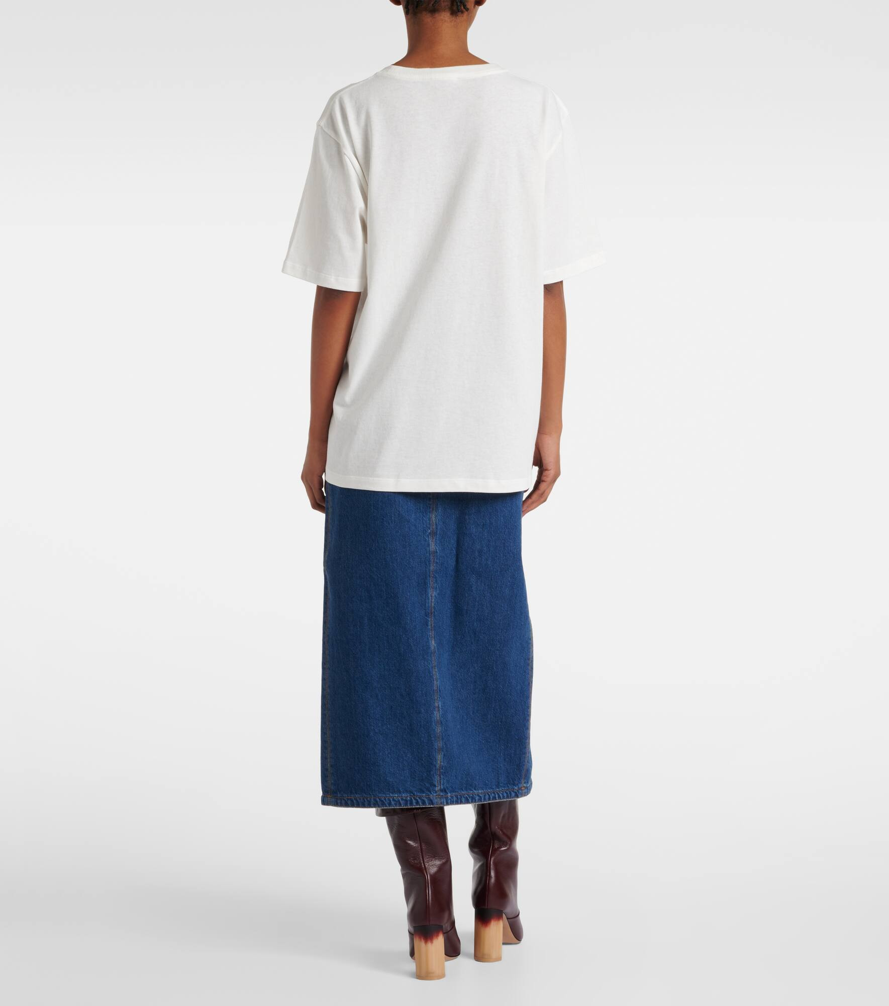 Logo cotton jersey T-shirt - 3
