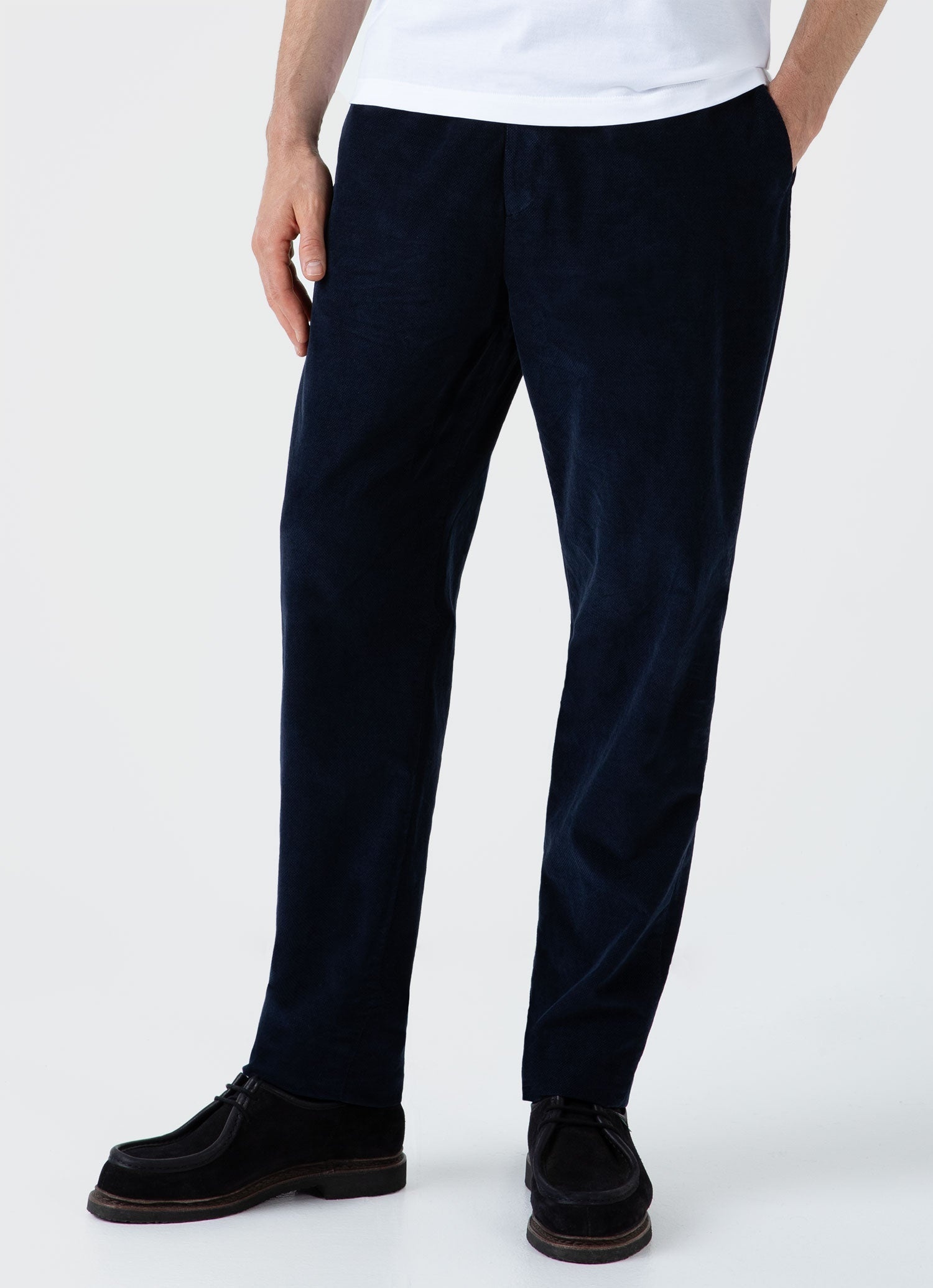 Cellular Cord Drawstring Trouser - 3