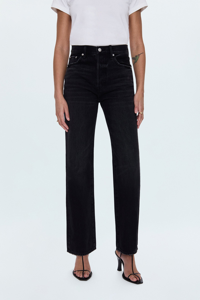 PISTOLA CASSIE SUPER HIGH RISE STRAIGHT JEAN - STORMY outlook