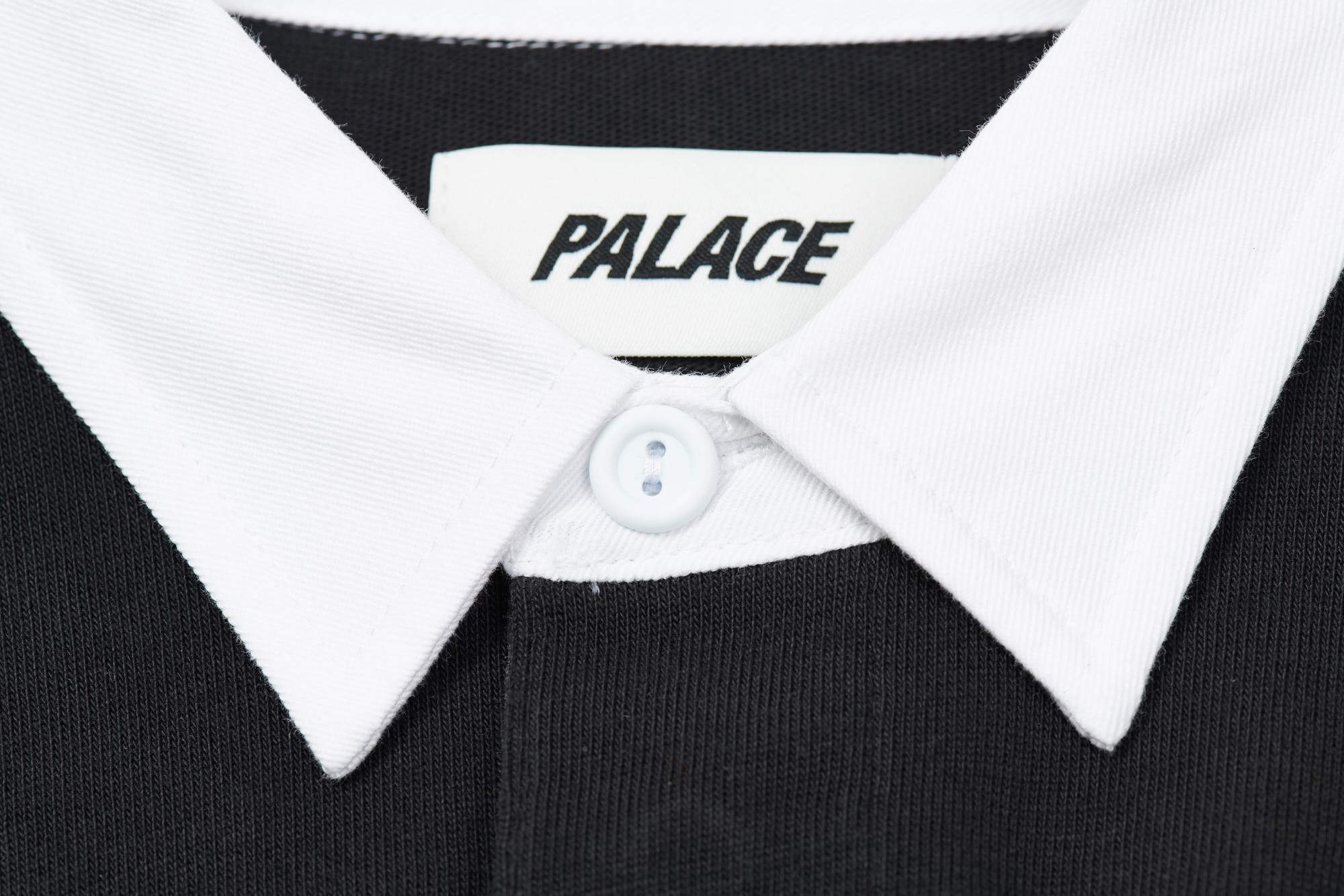 PALACE LONDON RUGBY TOP BLACK / WHITE - 4