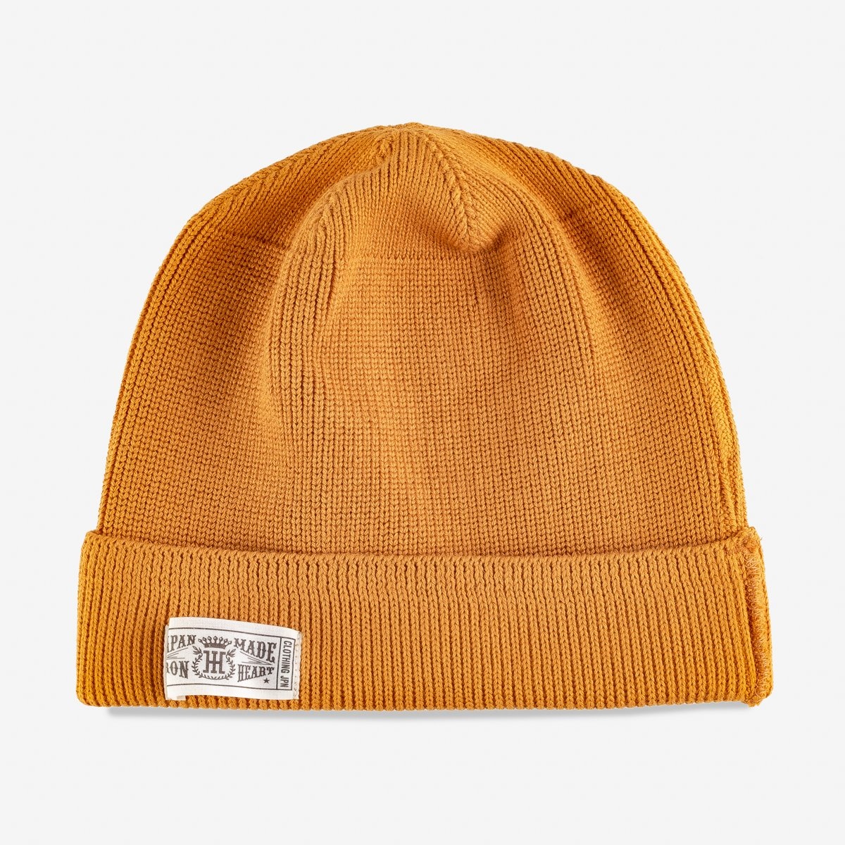 IHG-081-BRN 100% Cotton Ribbed Beanie - Brown - 1