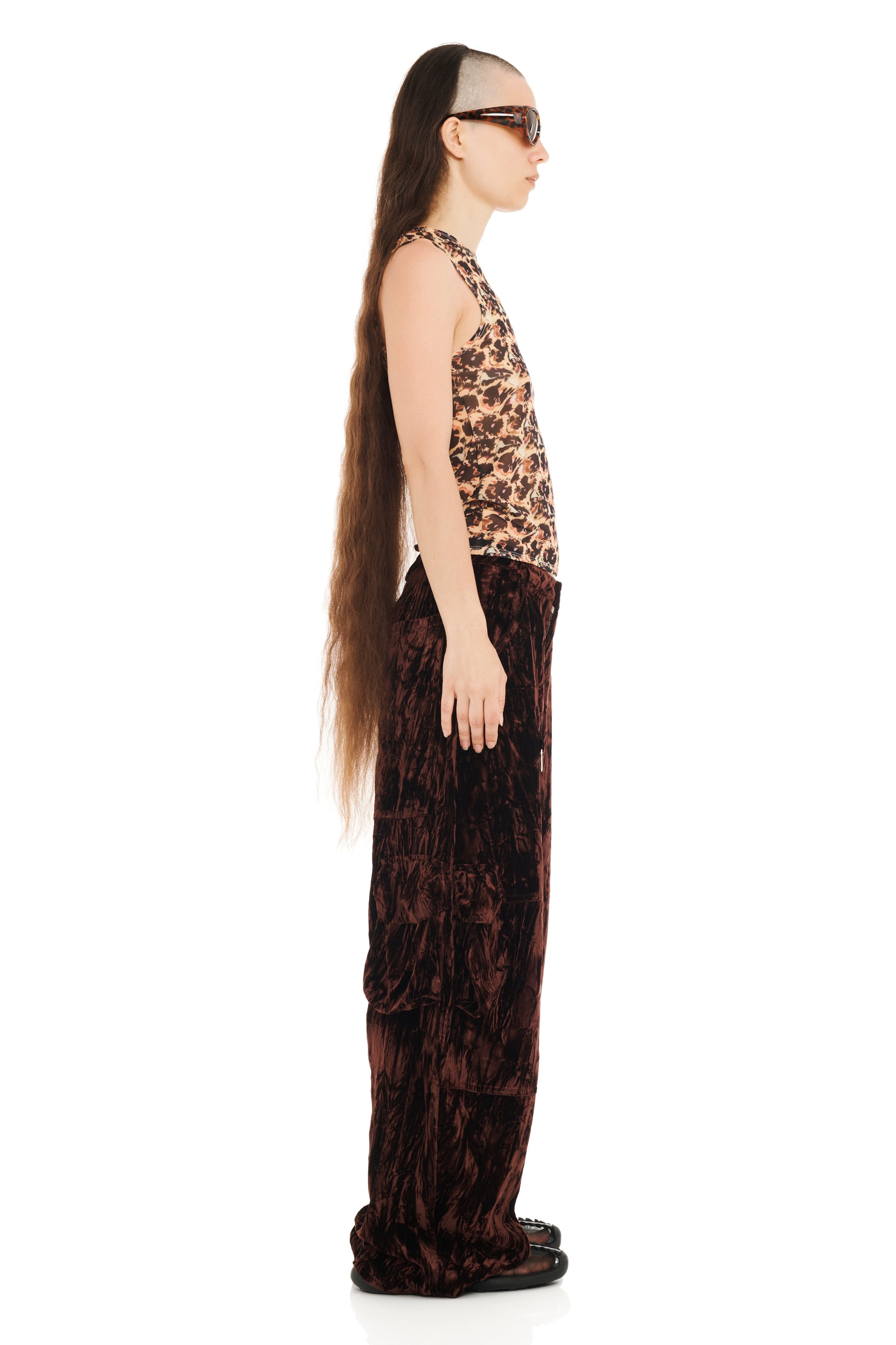 EARTH VELVET LAWN CARGO PANT - 5