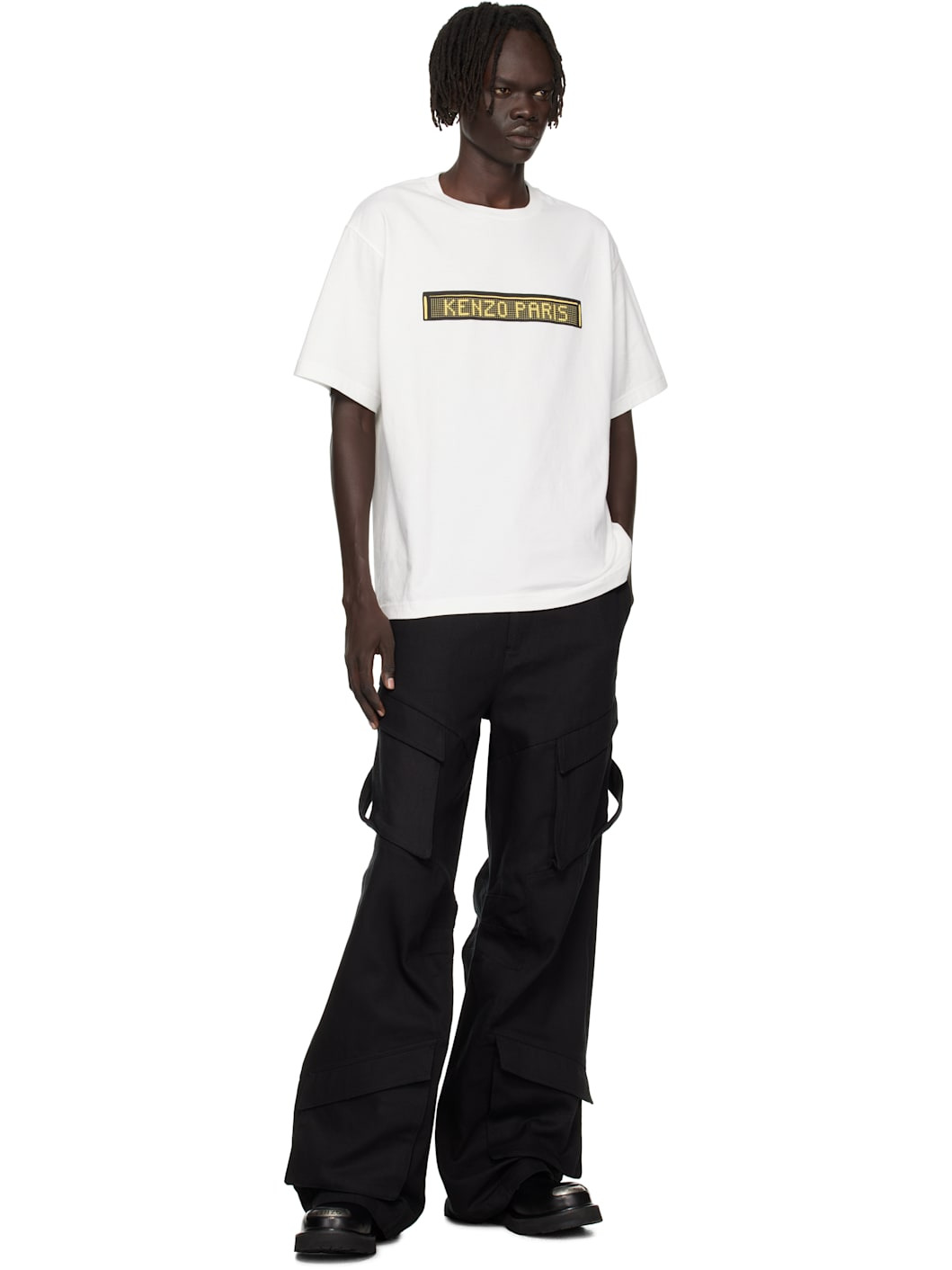 Off-White Kenzo Paris 'KENZO City' Oversized T-shirt - 4