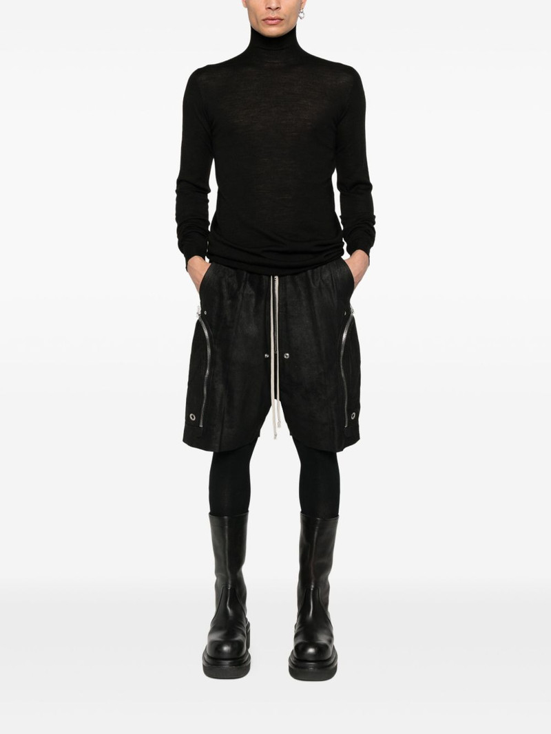 Rick Owens high-neck wool sweater outlook