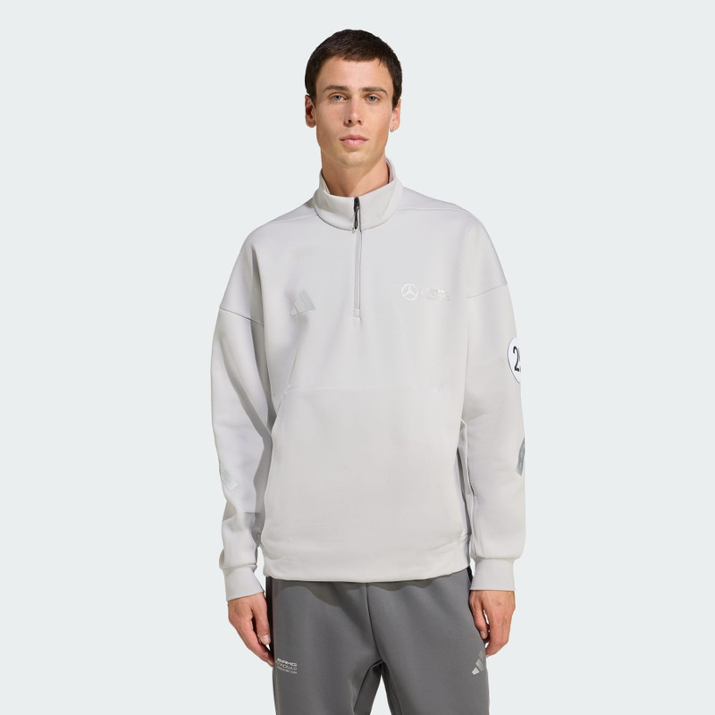 adidas Mercedes - AMG Petronas Formula One Team Silver Arrows Half-Zip outlook