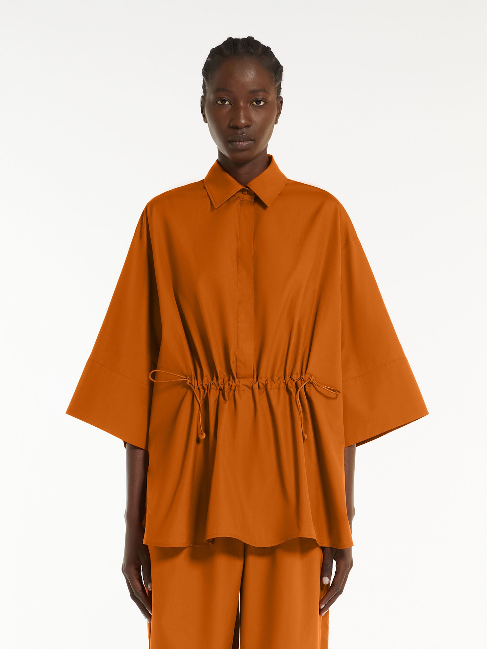 MARCH Loose-fitting cotton poplin shirt - 3