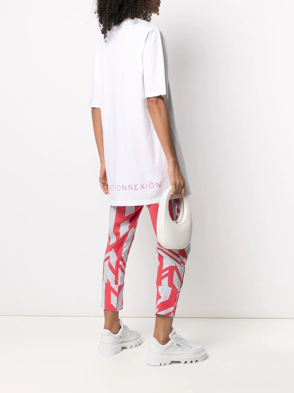 logo-print oversize T-shirt - 2