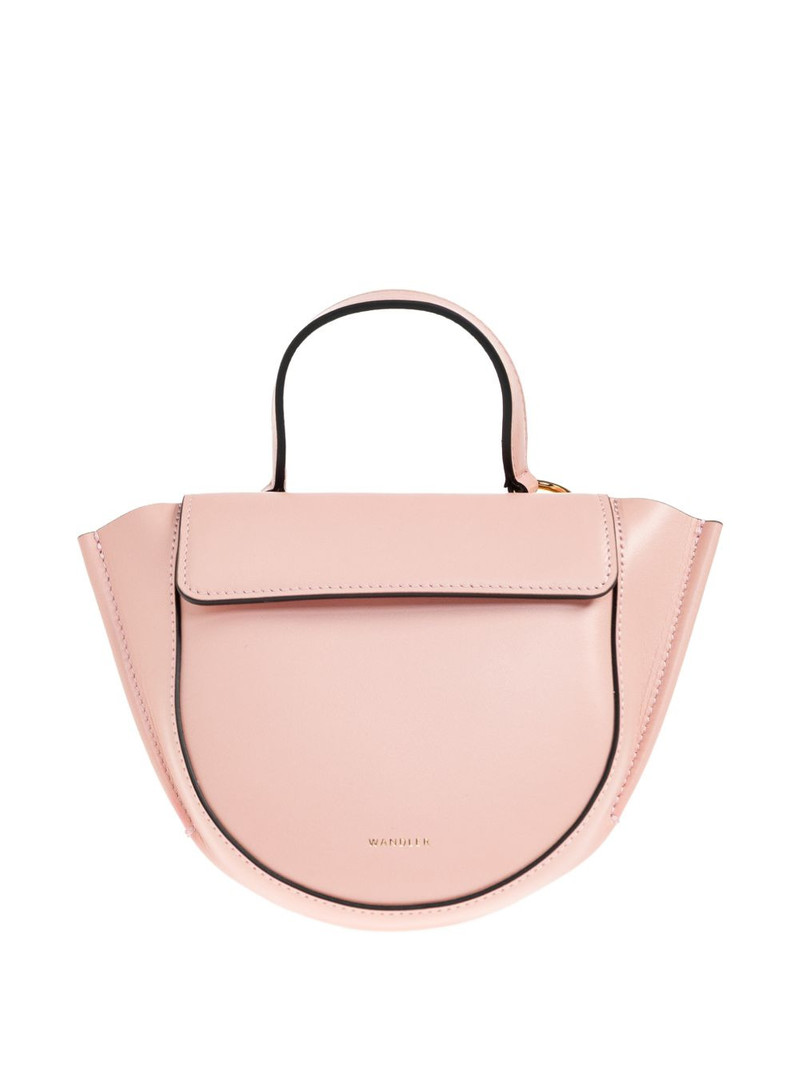 Hortensia Piccola handle leather tote bag 1