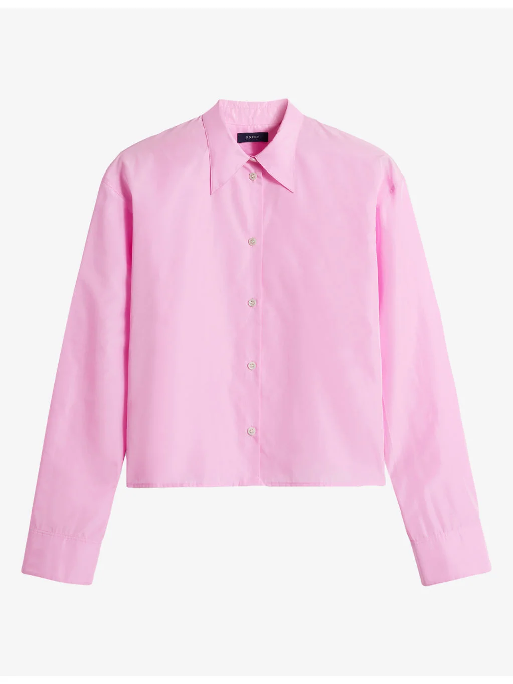 Jeanne Cropped Long-Sleeve Shirt - 1