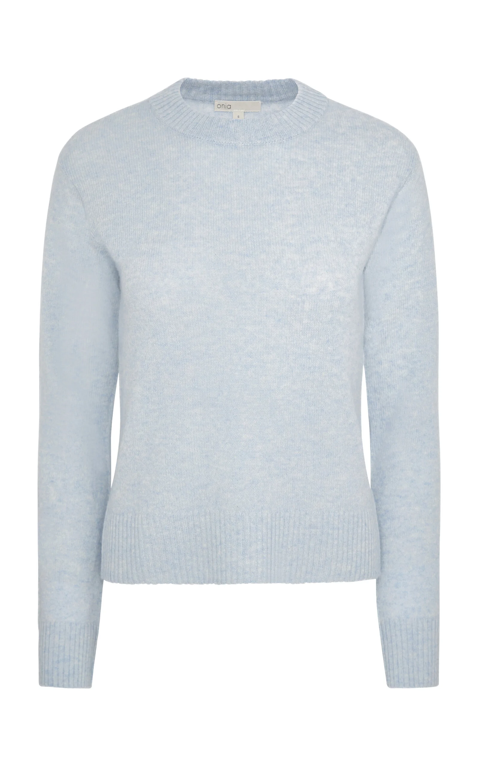 Lightweight Cashmere Sweater light blue - 1
