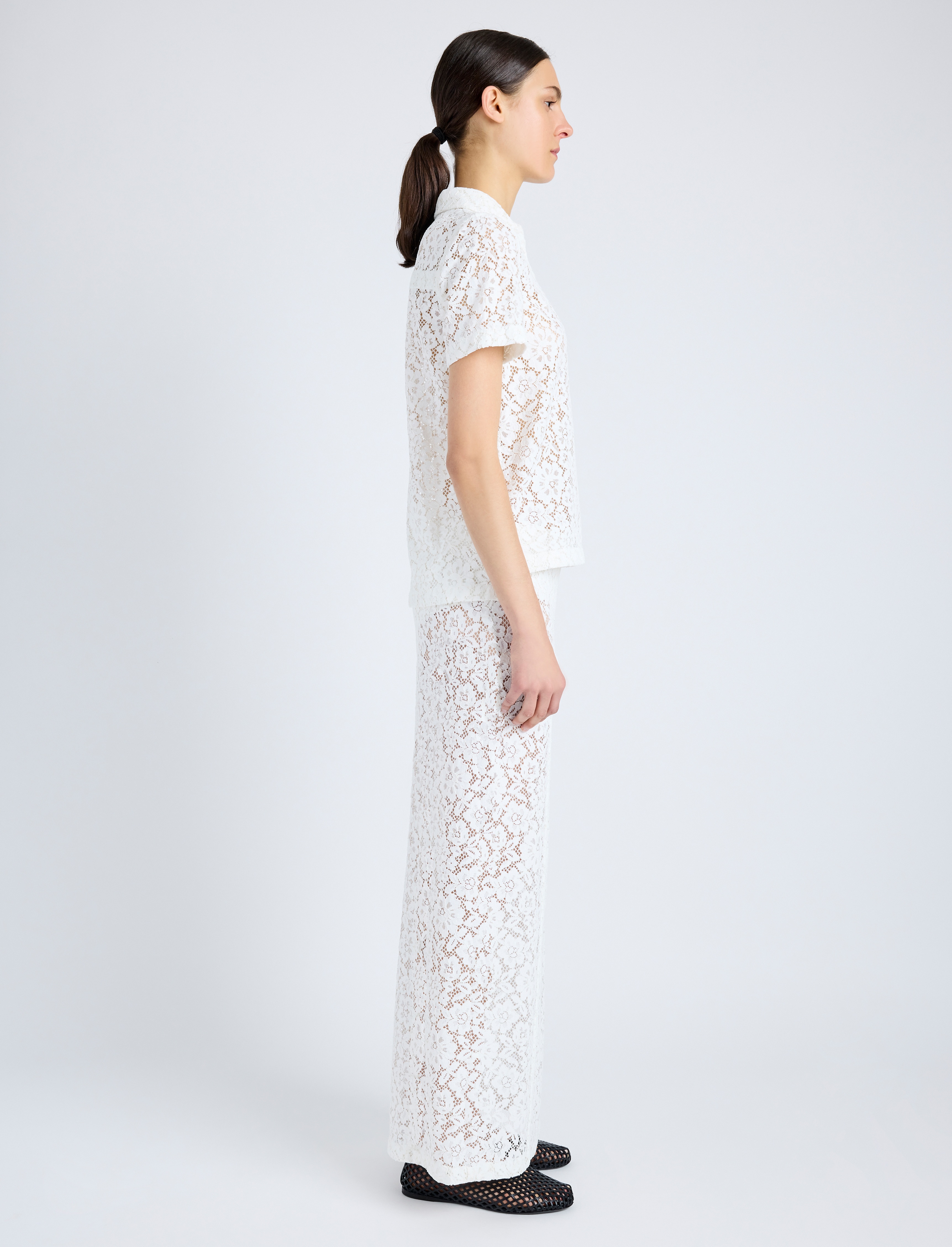Jasmine Skirt in Stretch Lace - 3