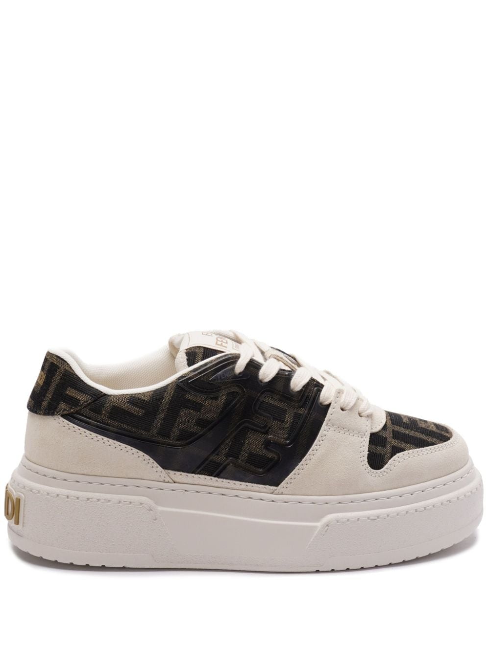 FENDI Zuca motif panelled sneakers farfetch REVERSIBLE