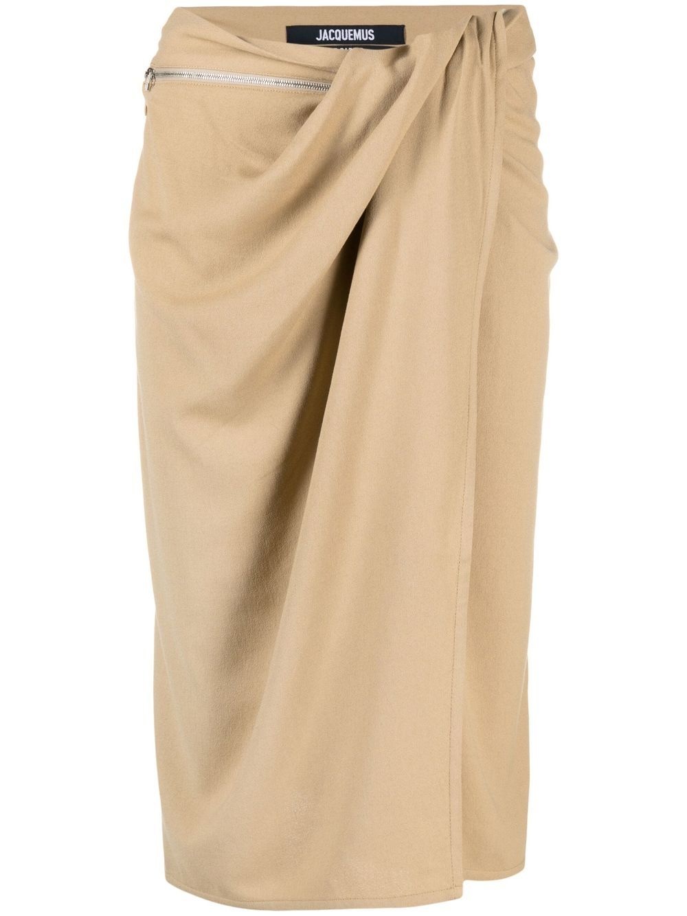 Bodri gathered midi skirt - 1