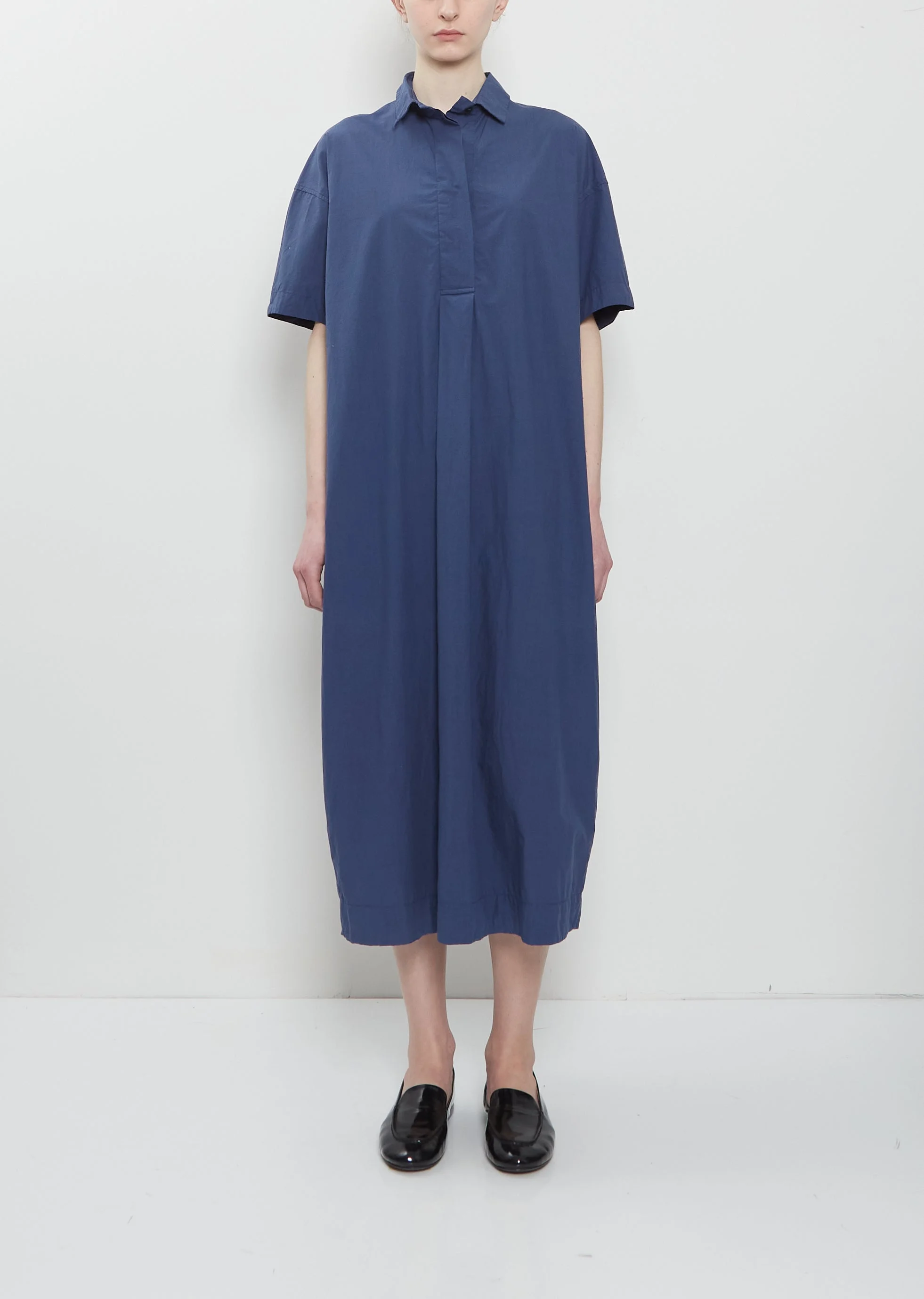 Sabi Cotton Dress — American Blue - 1