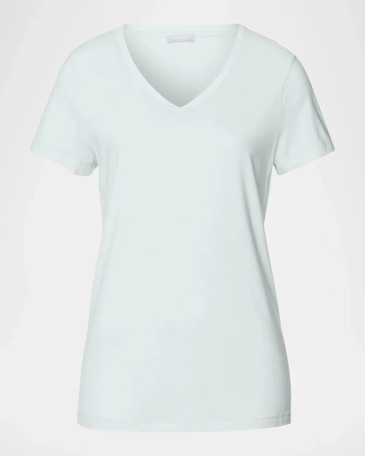 V-Neck Sleep and Lounge Cotton T-Shirt - 1