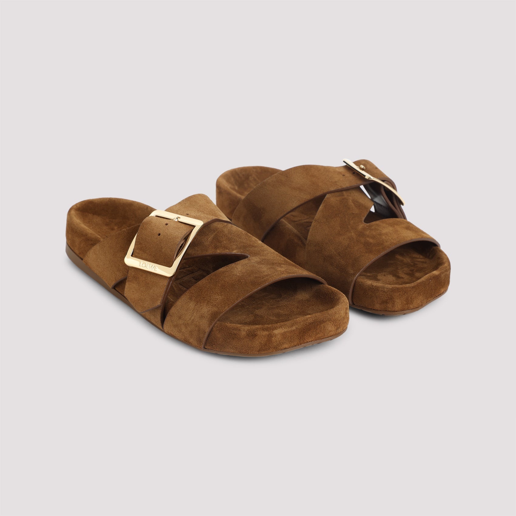 Loewe Ease Bucle Slide Sandals Women - 3