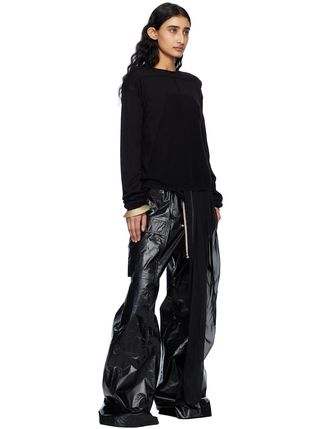 Black Hollywood Pull Sweater - 5