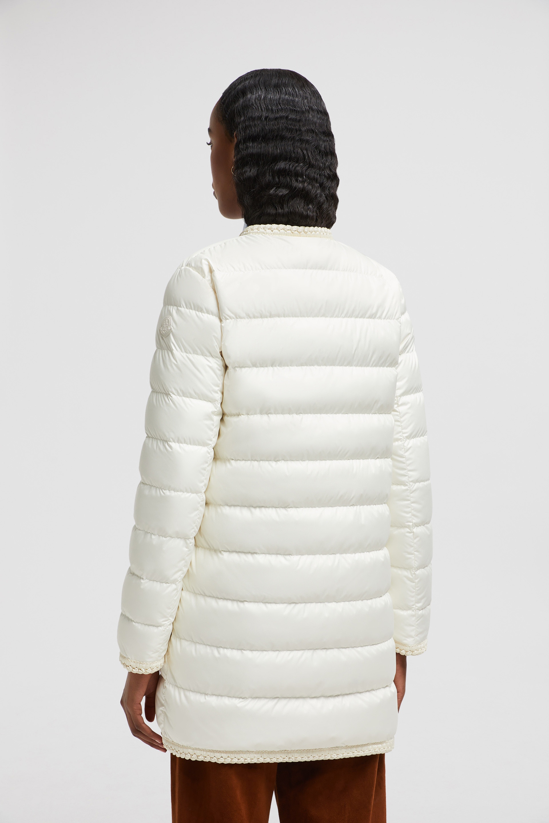 Gencaylong Braided Trim Long Down Jacket ★関税込 Navy Blue Gencaylong Braided Trim Mid-Length Down Jacket