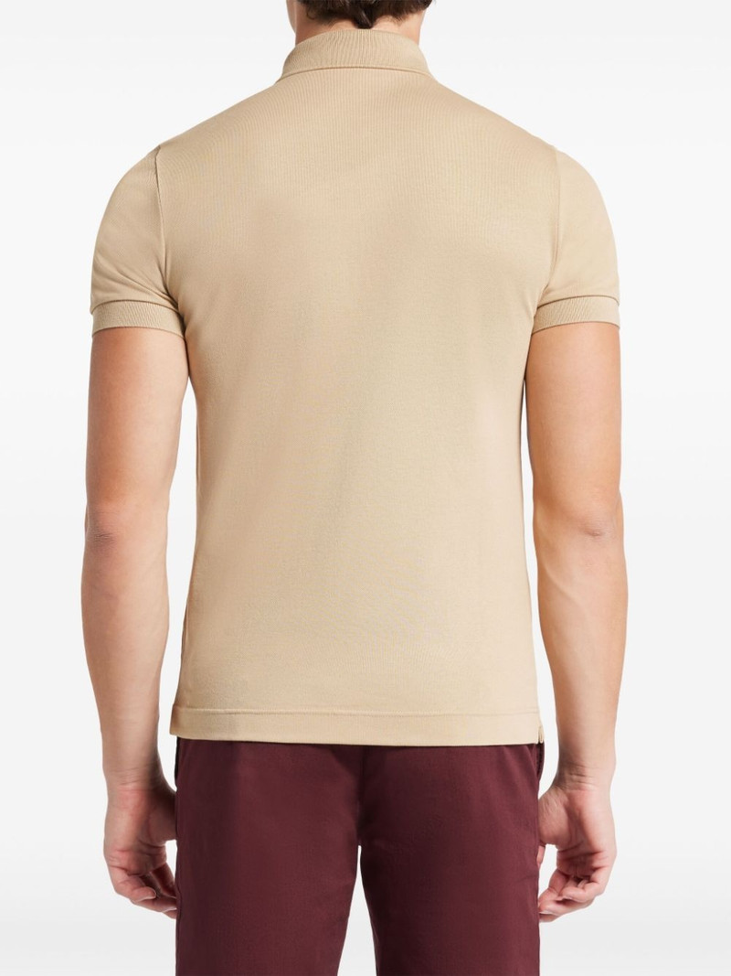 logo-patch polo shirt 4