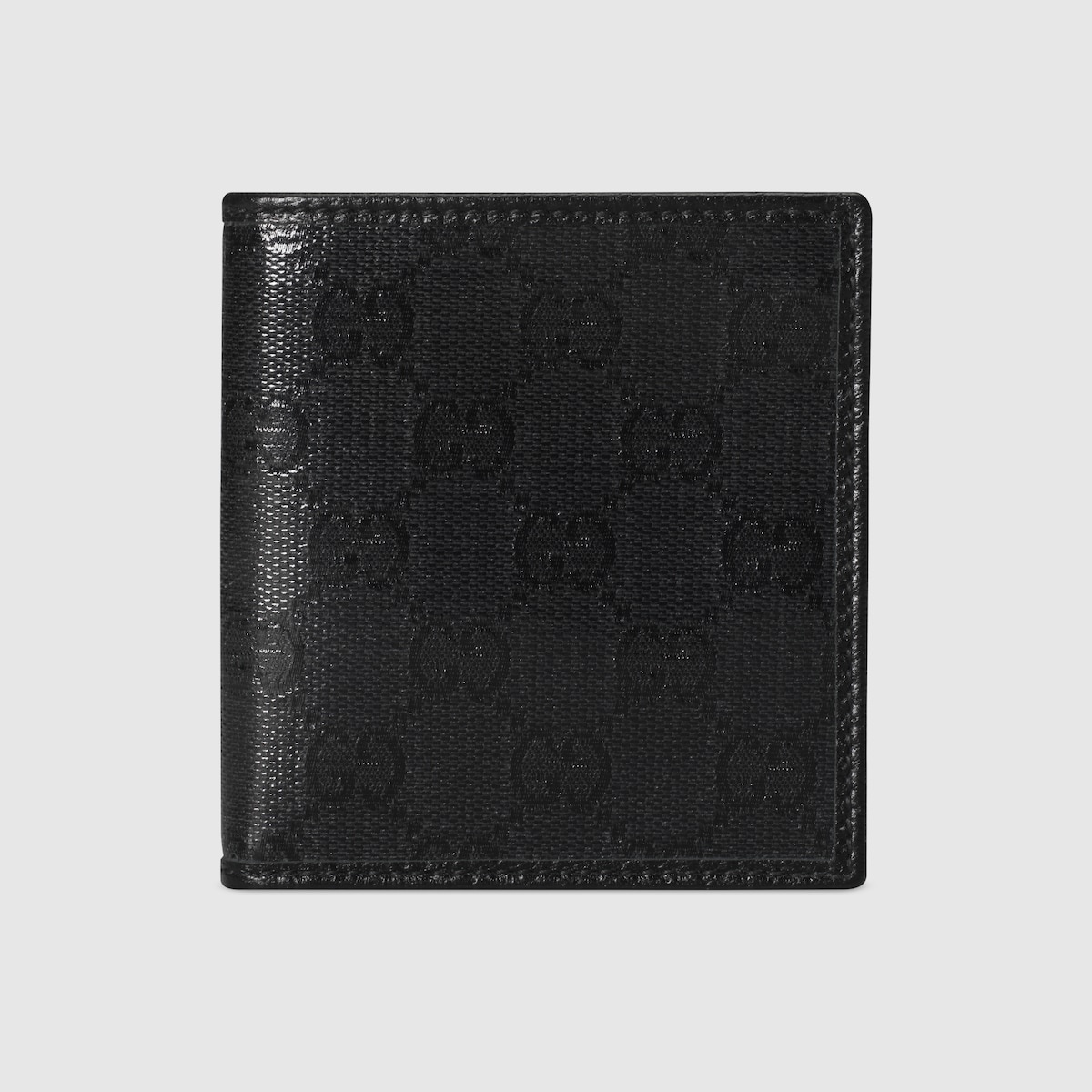 Gucci GG Crystal Bi-Fold Wallet, Green, GG Canvas