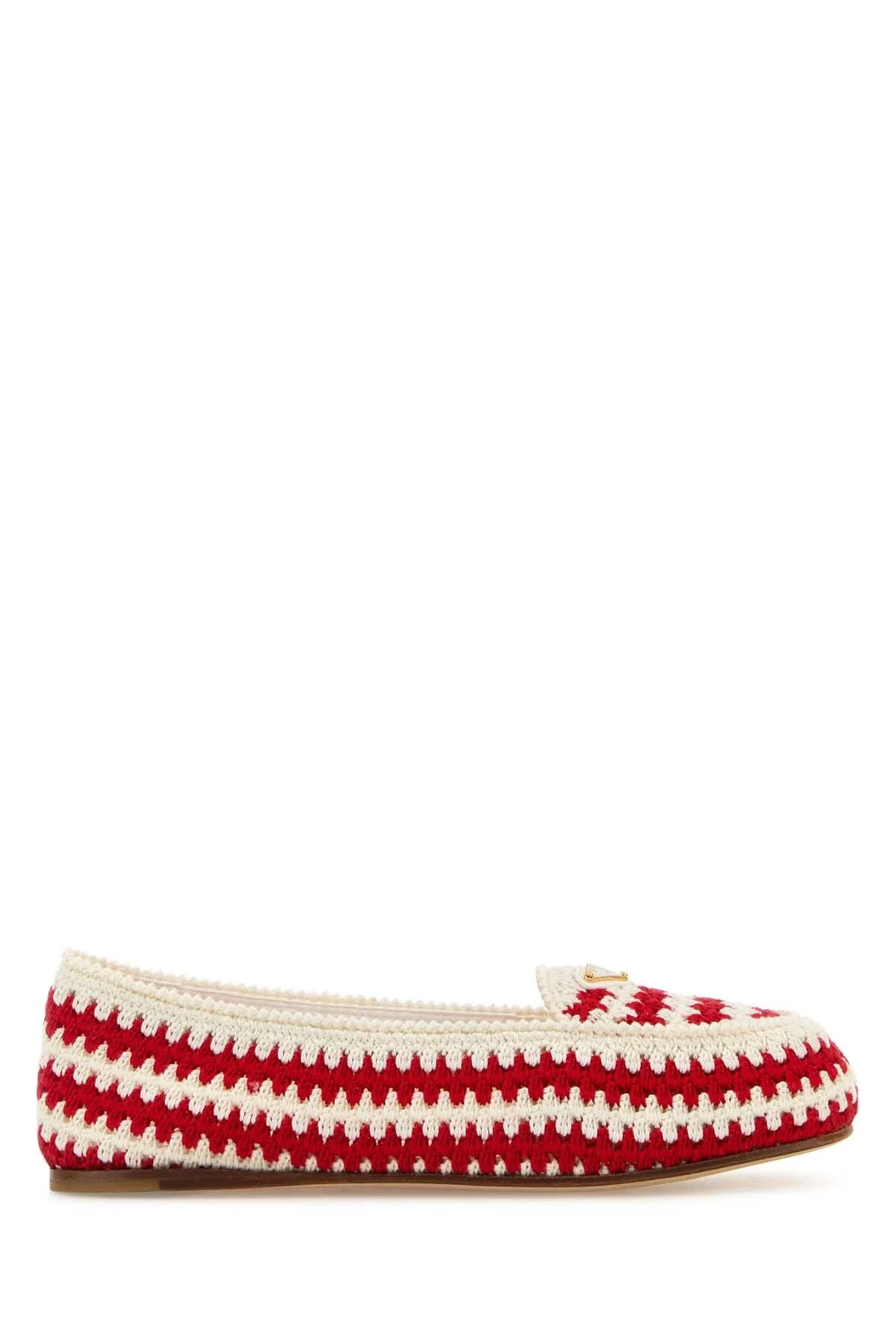 Prada Women Embroidered Crochet Loafers - 1