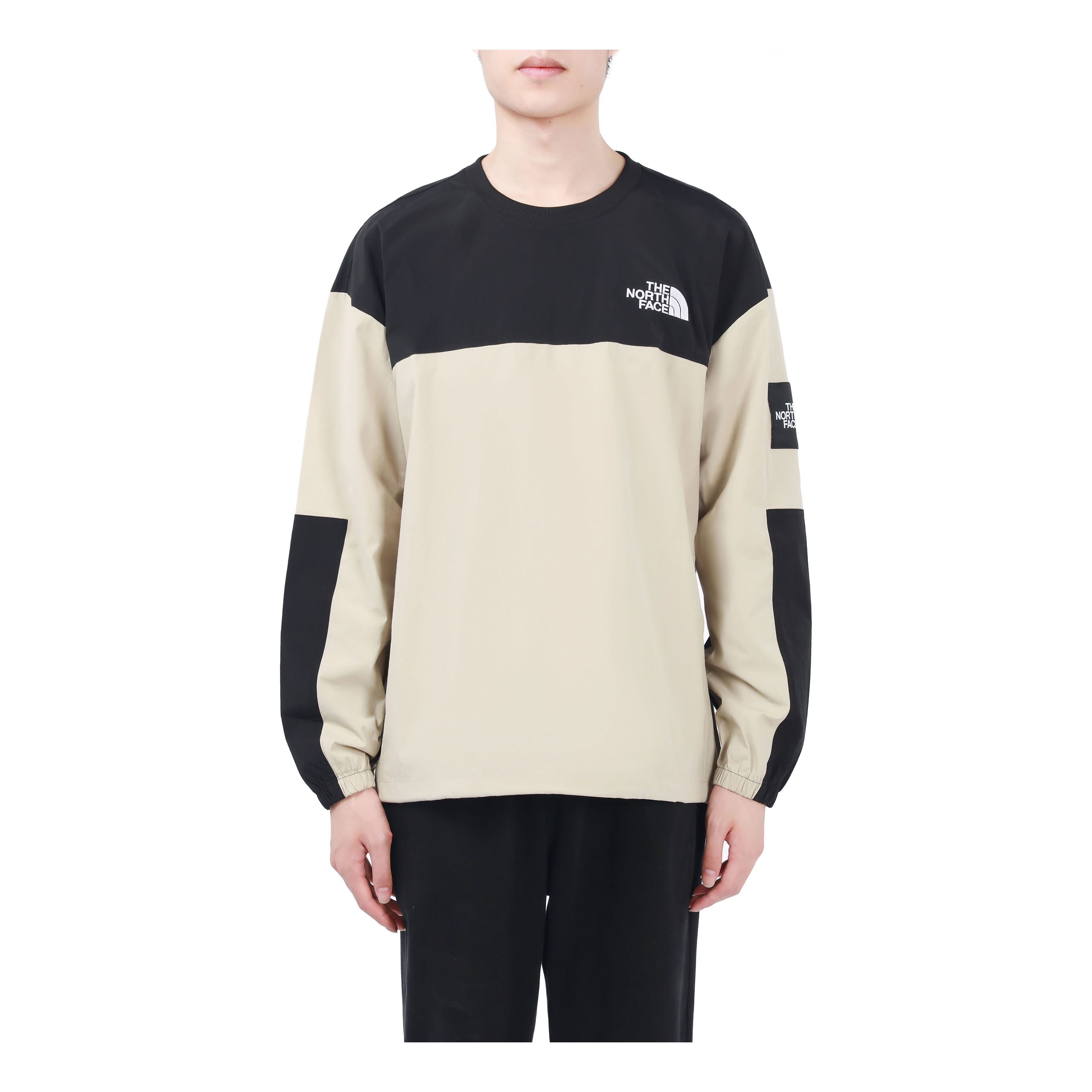 THE NORTH FACE Albany Crewneck Logo Sweater 'Beige' NM5MN04L - 1