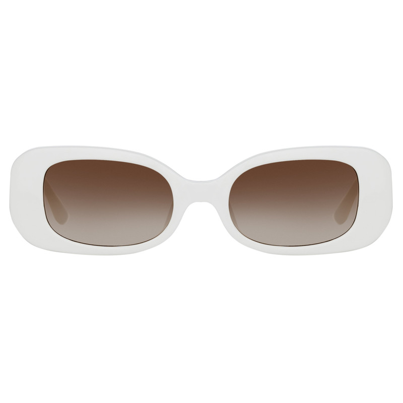 WHITE의 LOLA RECTANGULAR SUNGLASSES - 1