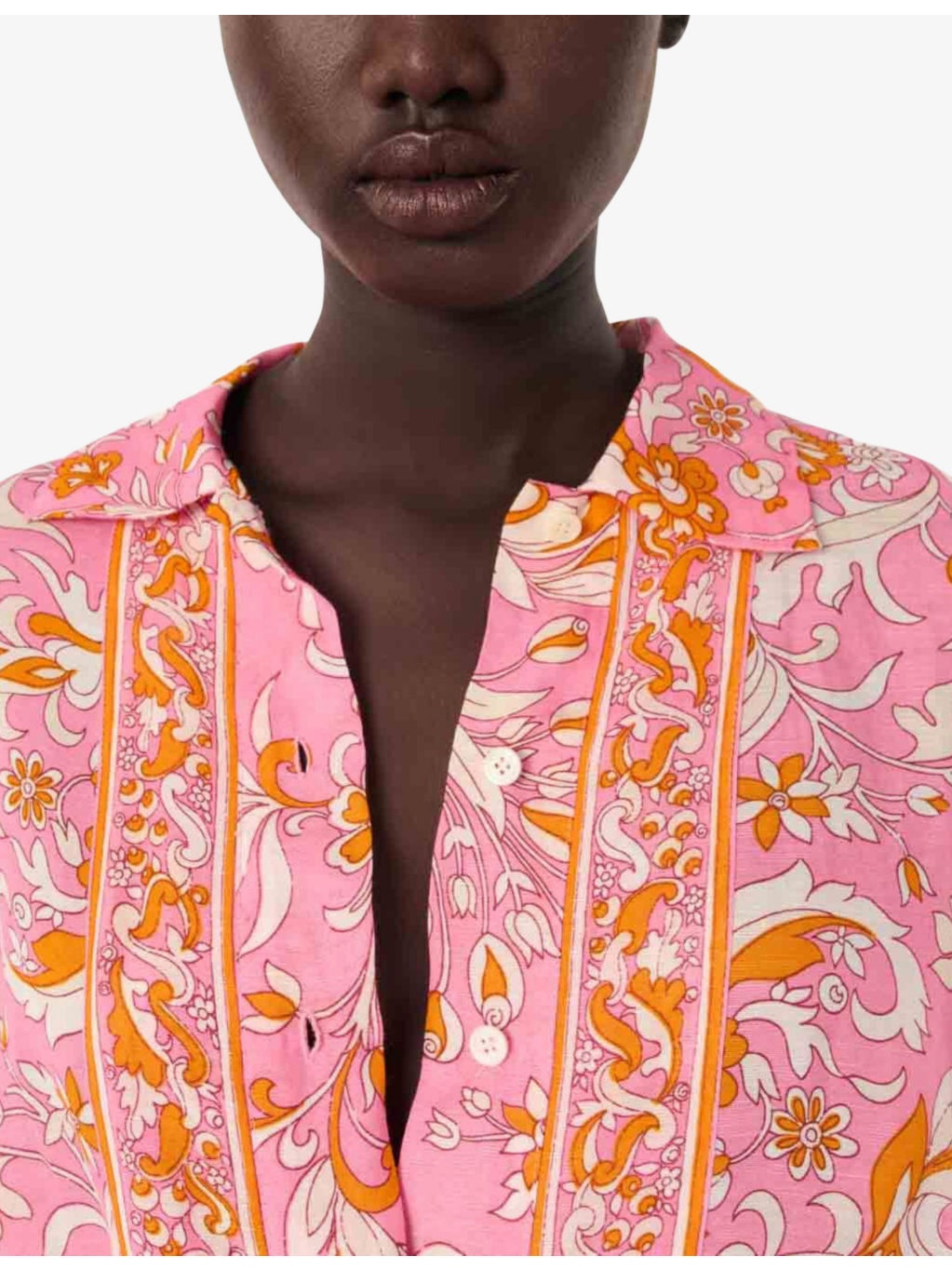 Paisley-Print Long-Sleeve Woven Shirt - 5