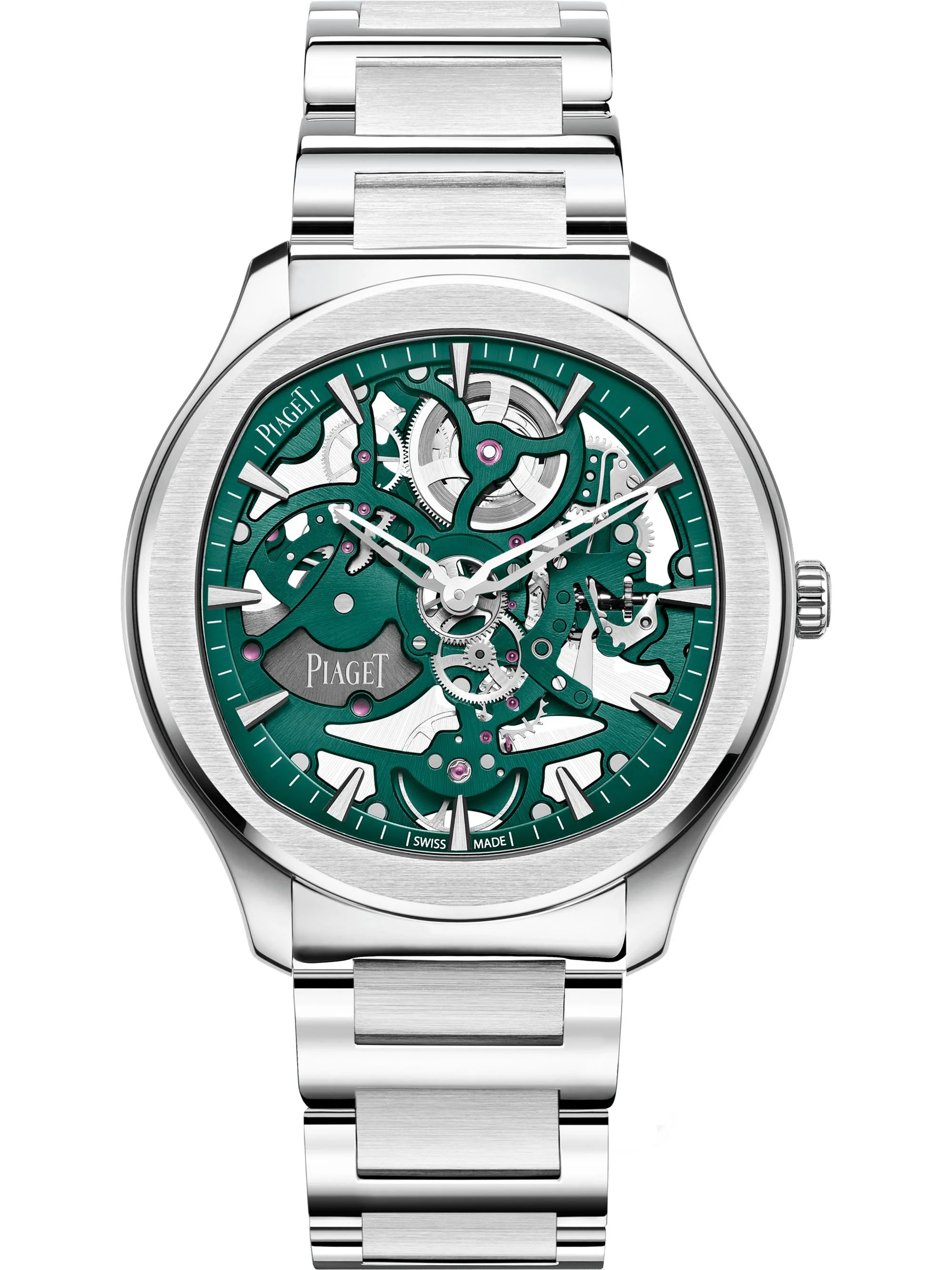 Women's Polo Stainless Steel Skeleton Watch - Green - 1