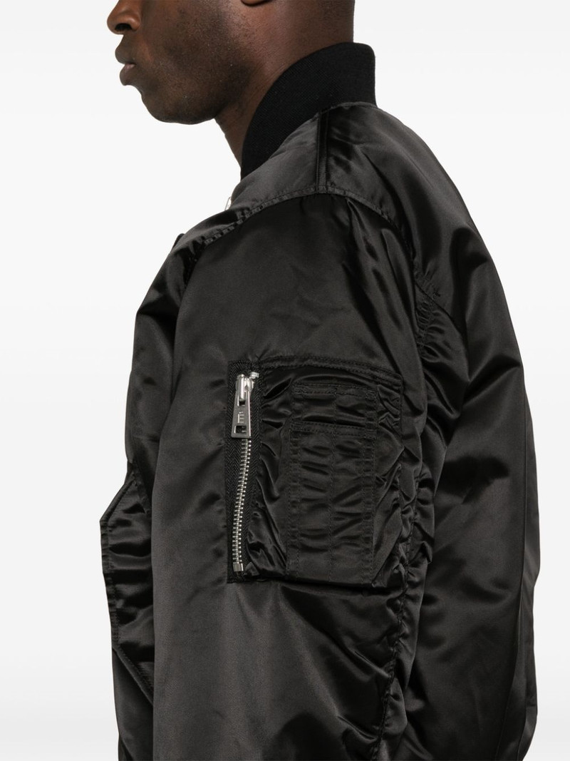logo-patch bomber jacket 6