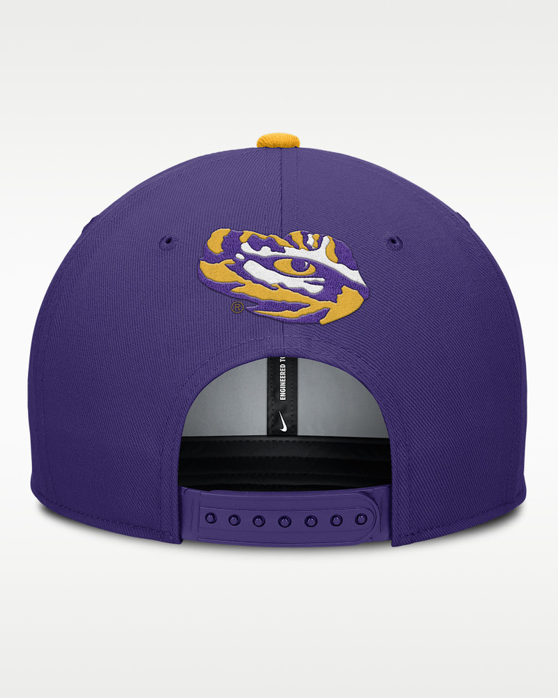 Nike LSU On-Field Club Men's Nike Dri-FIT College Adjustable Hat outlook