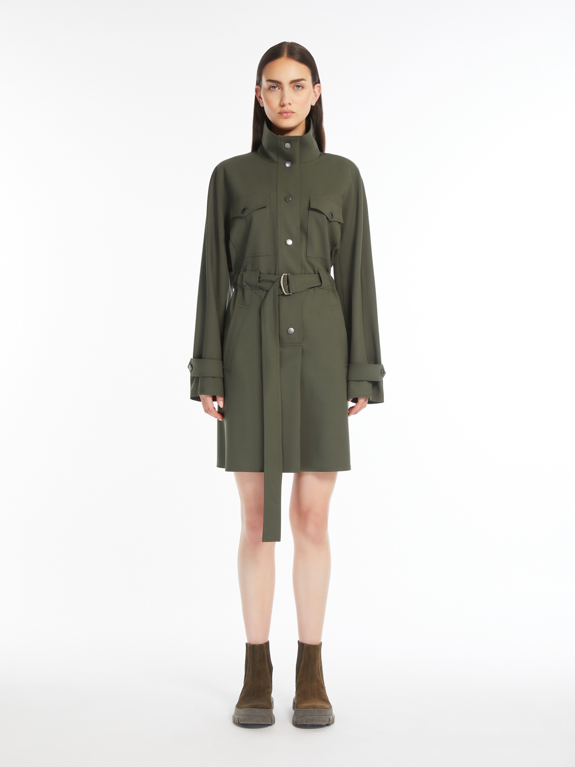 BRIOSO Wool gabardine dress - 3