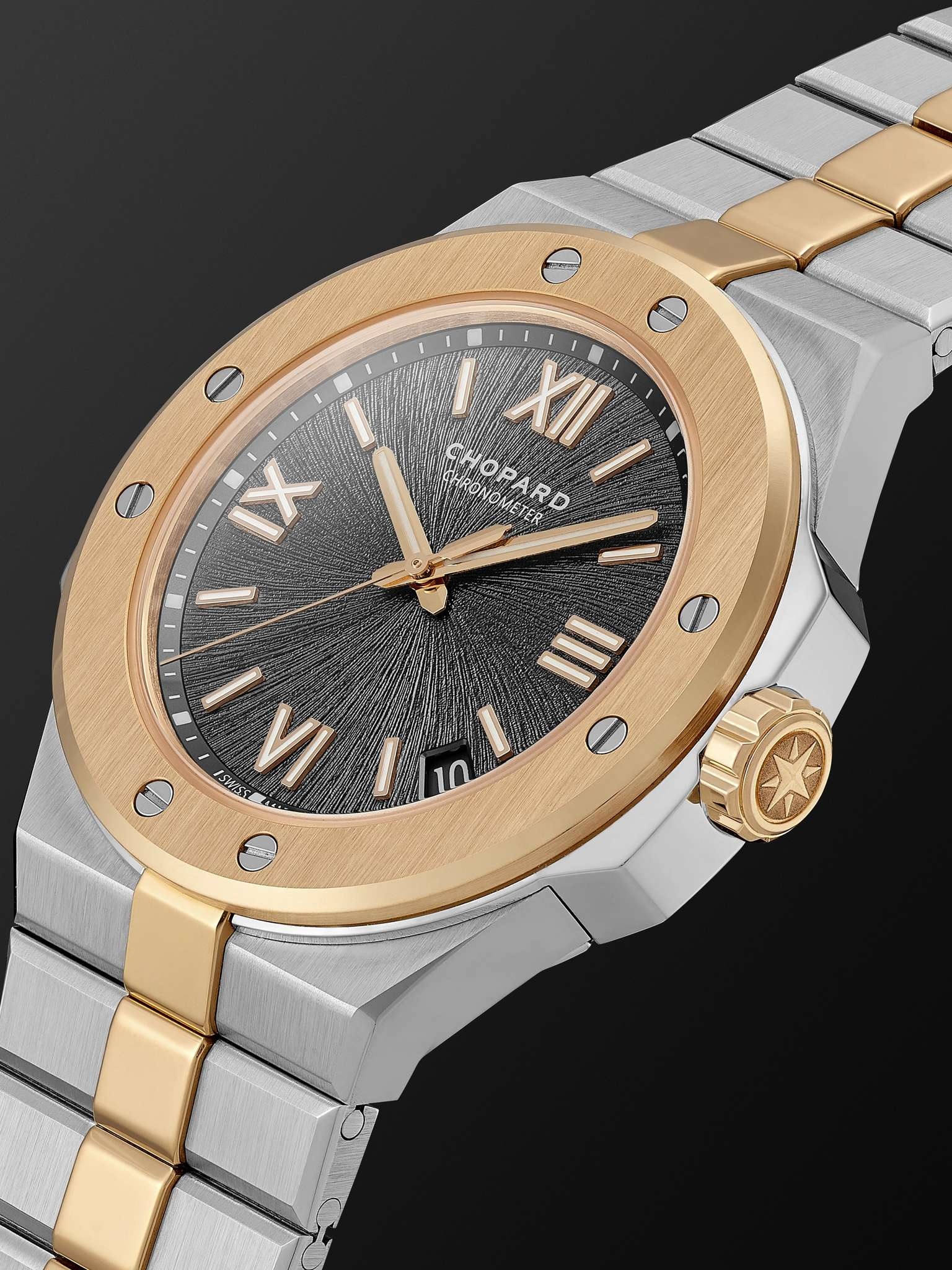 Alpine Eagle Large Automatic 41mm Lucent Steel and 18-Karat Rose Gold Watch, Ref. No. 298600-6001 - 4