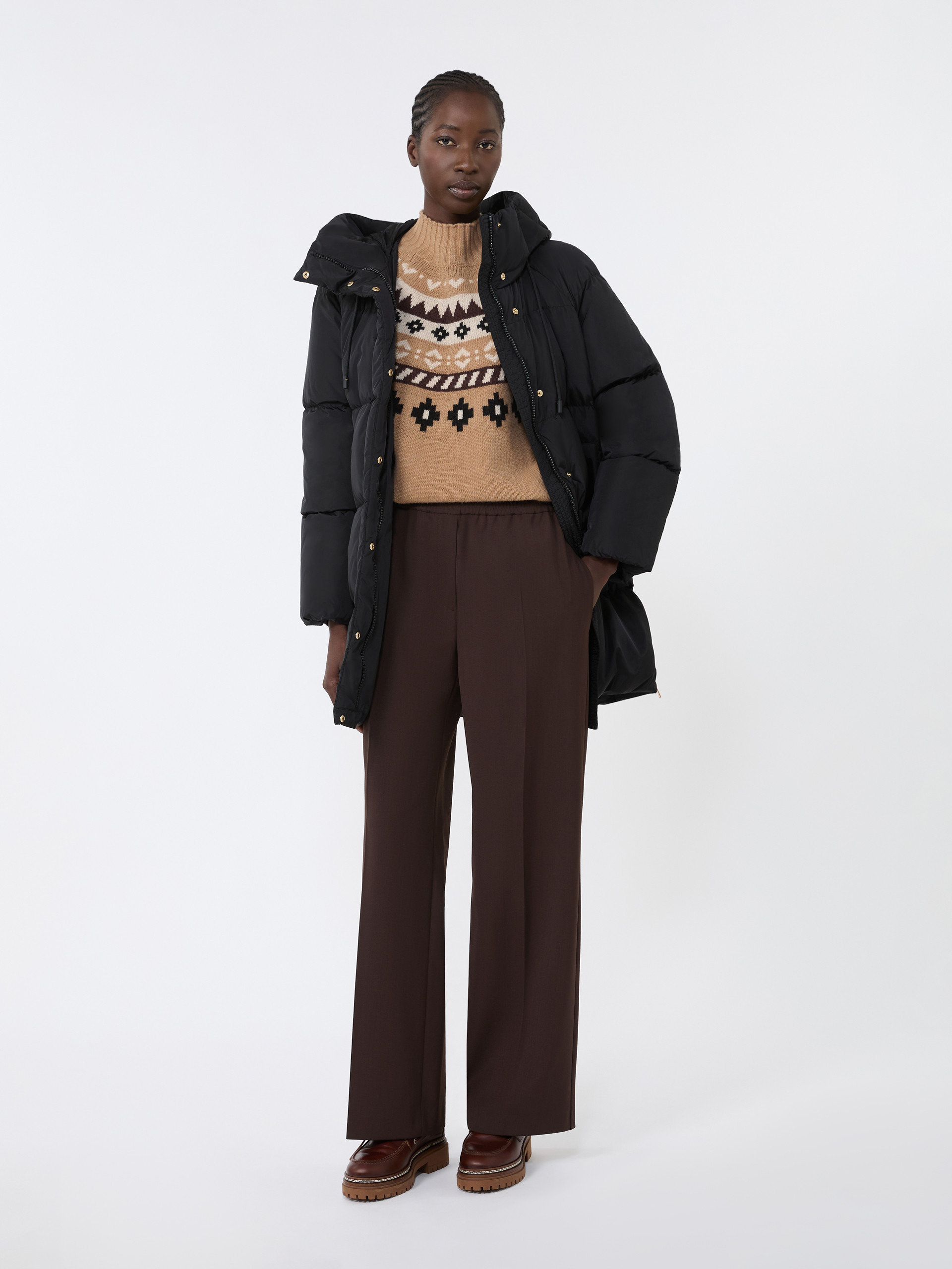 NEWBEMBO Midi parka in water-repellent taffeta - 2