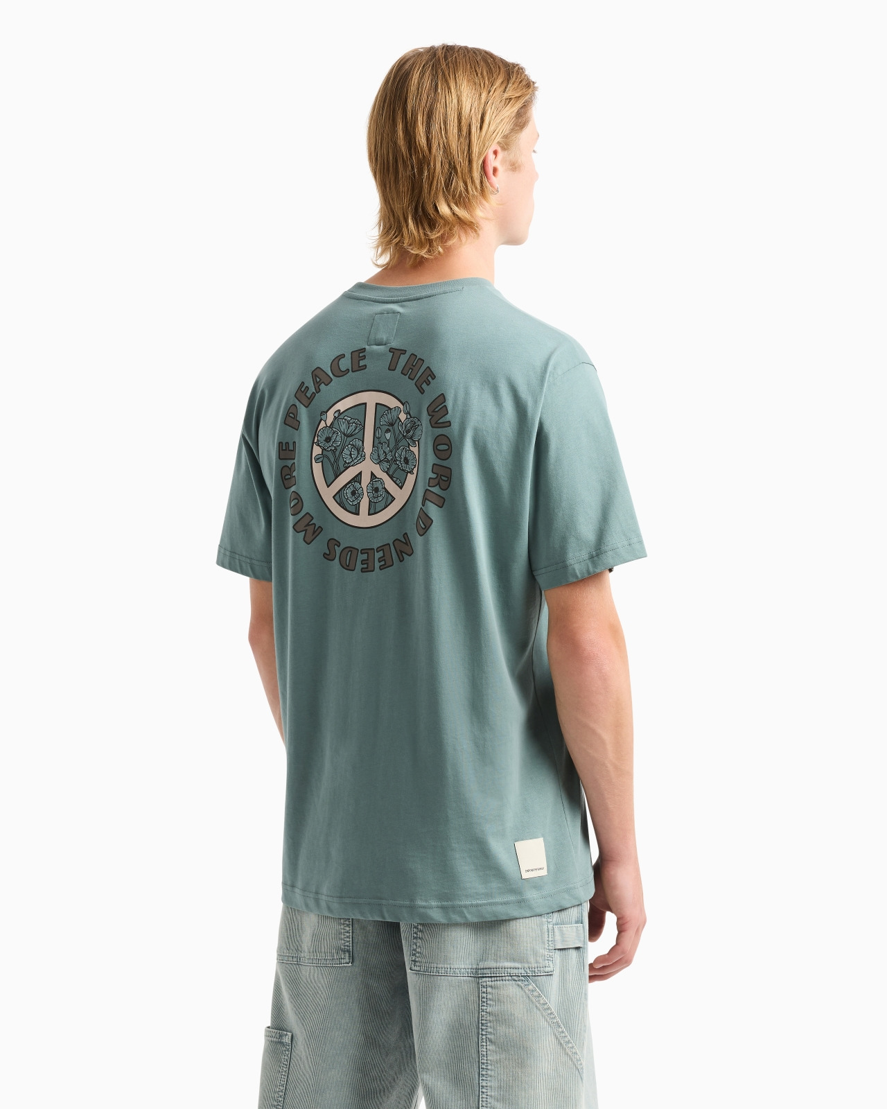 ASV JERSEY T-SHIRT WITH OVERSIZED PRINT FROM THE PEACE CAPSULE COLLECTION - 3