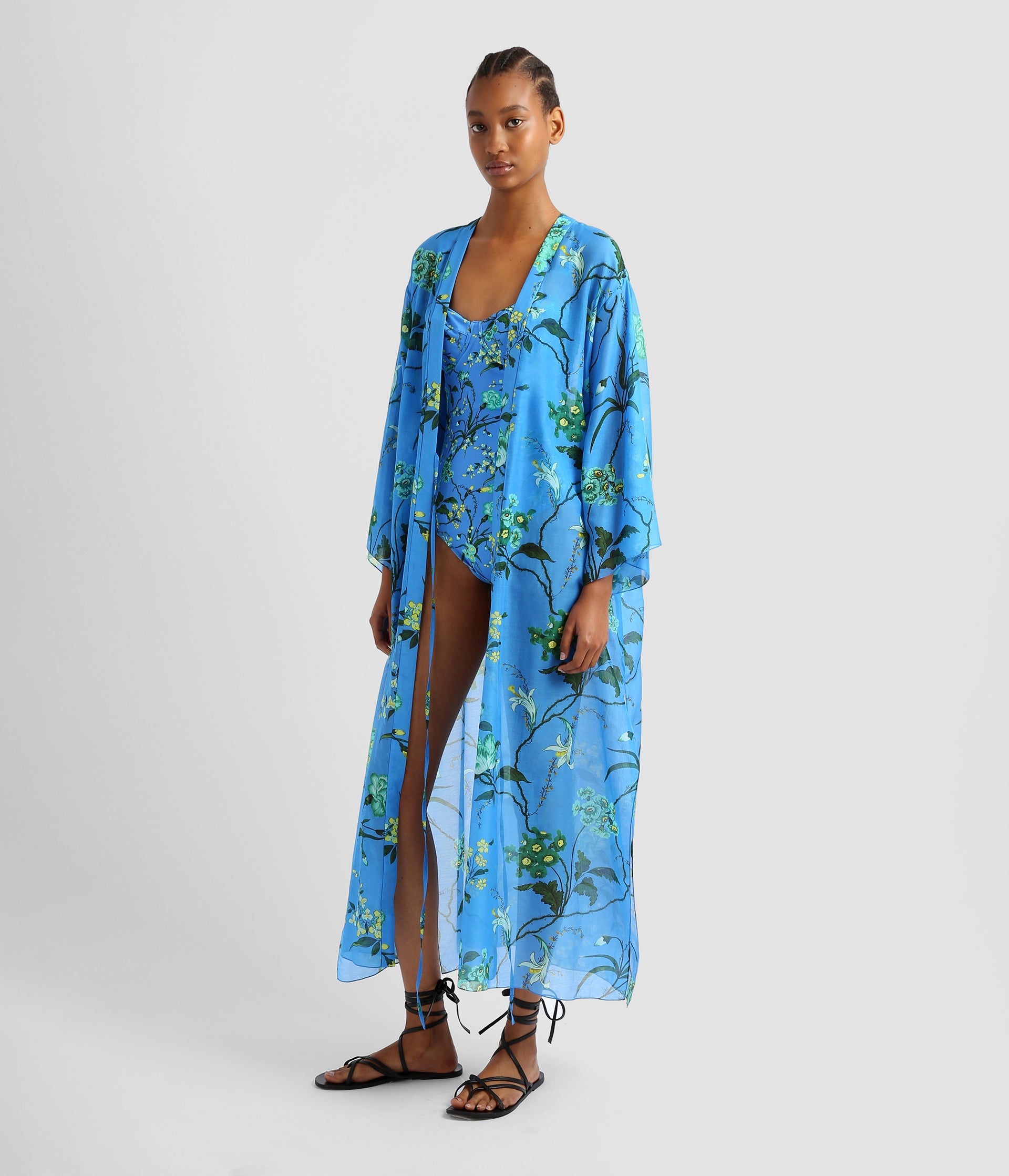 KAFTAN LONG OPEN DRESS - 6