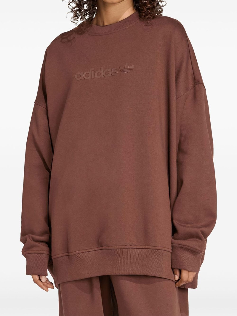 adidas Essentials printed-logo sweatshirt outlook