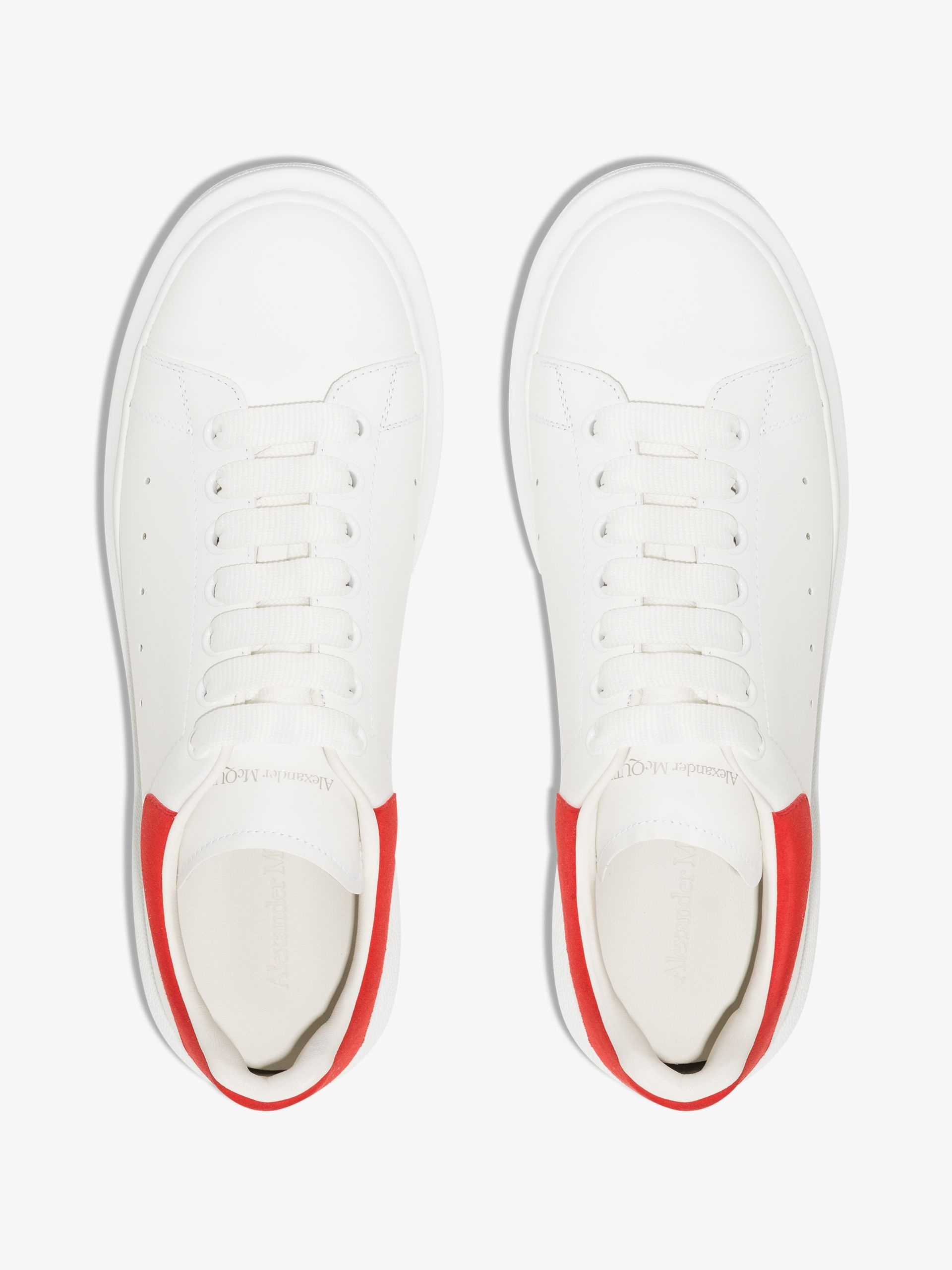 white and red Oversized sneakers - 4